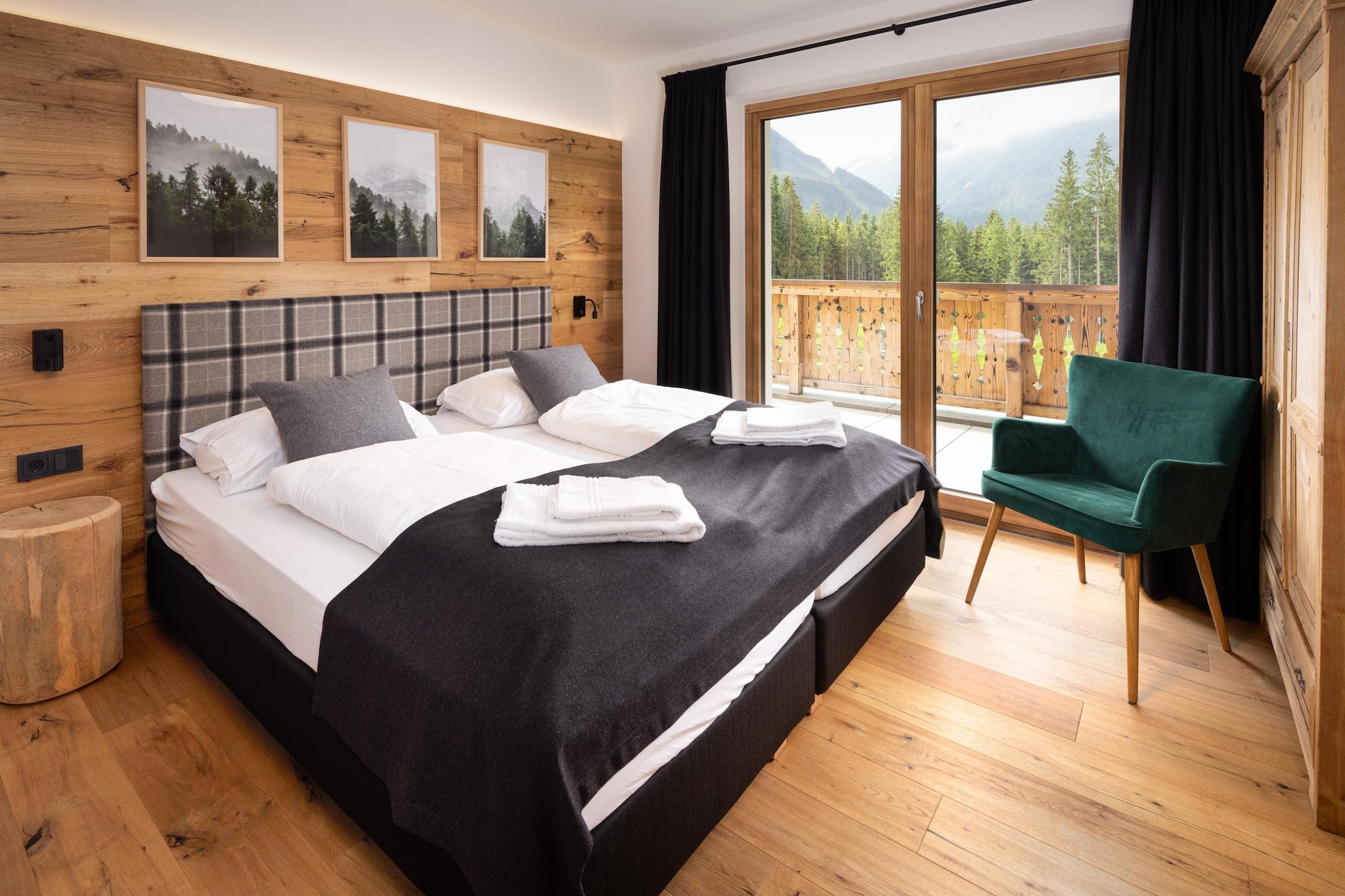 Nationalpark Chalet Blindis-Slaapkamer