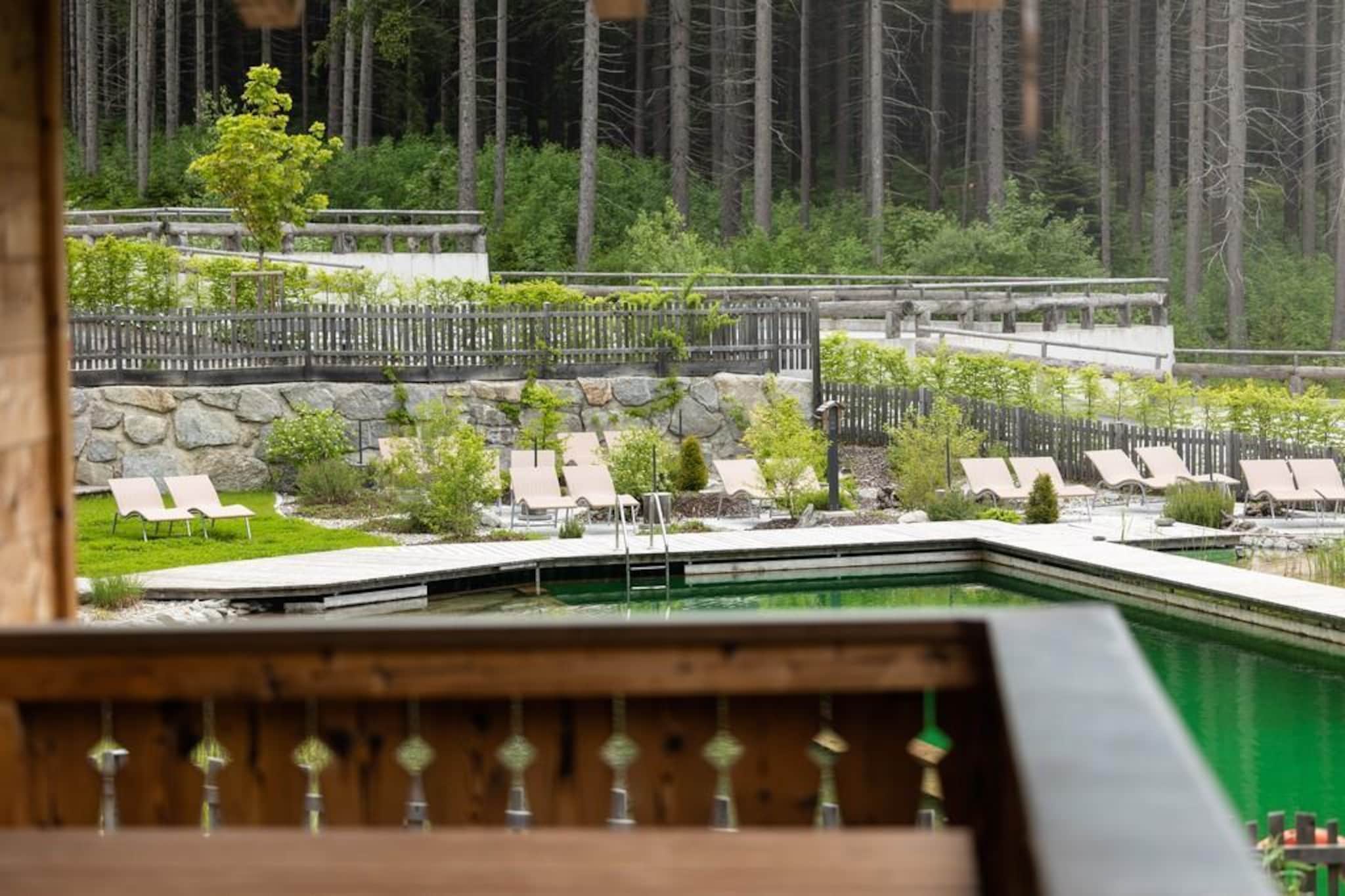 Nationalpark Chalet Blindis-Terrasbalkon