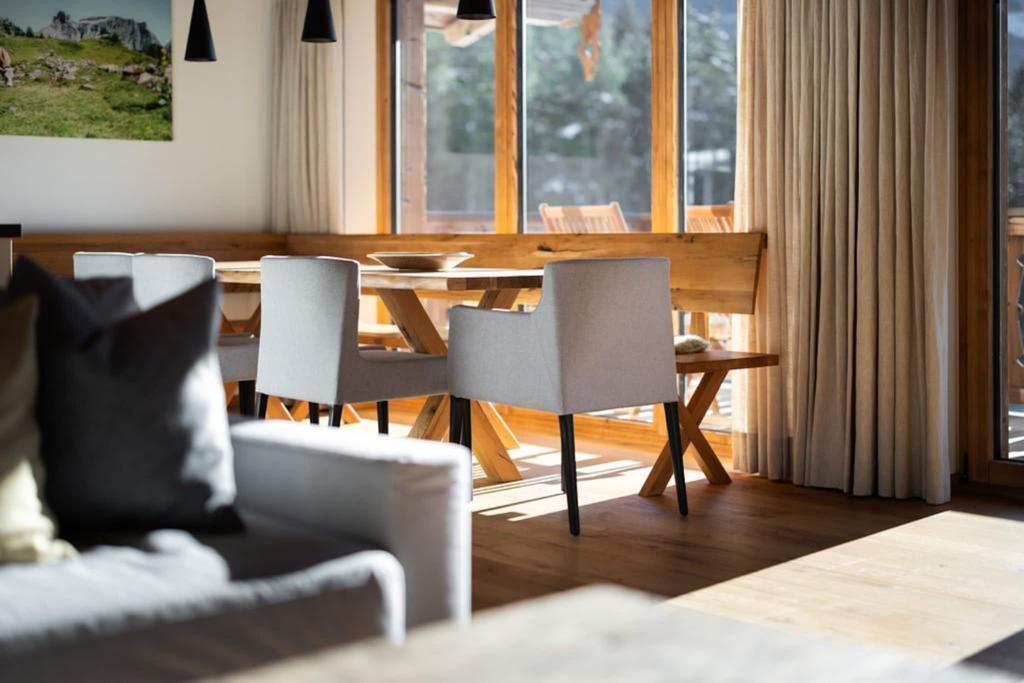 Nationalpark Chalet Blindis-Woonkamer