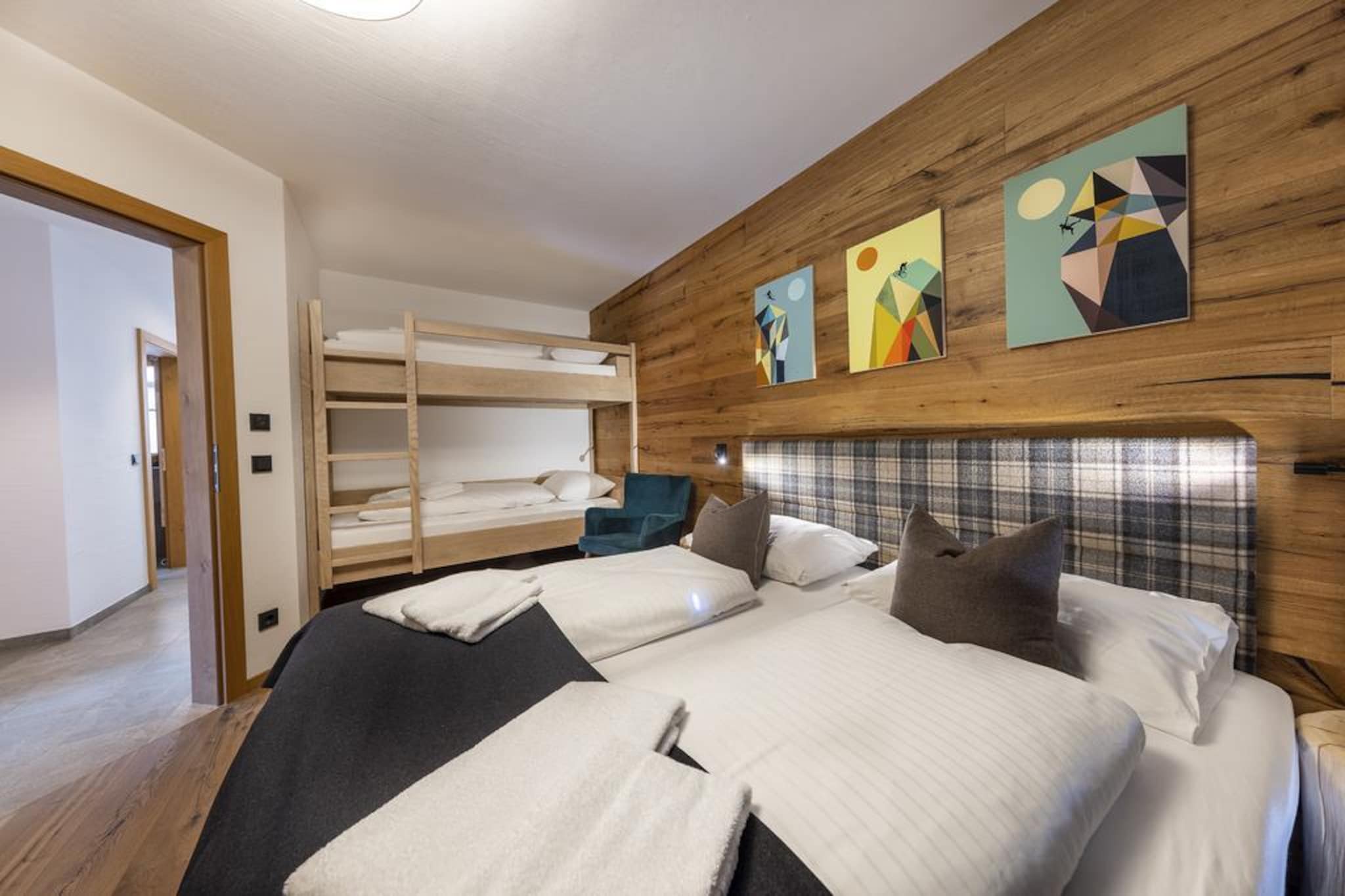 Nationalpark Chalet Blindis-Slaapkamer