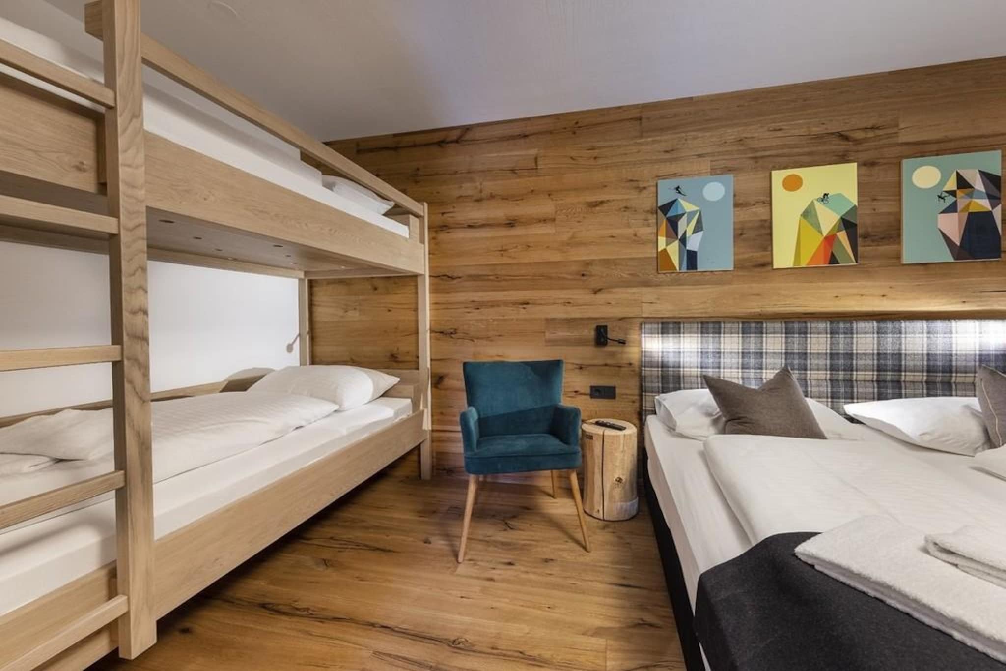 Nationalpark Chalet Blindis-Slaapkamer