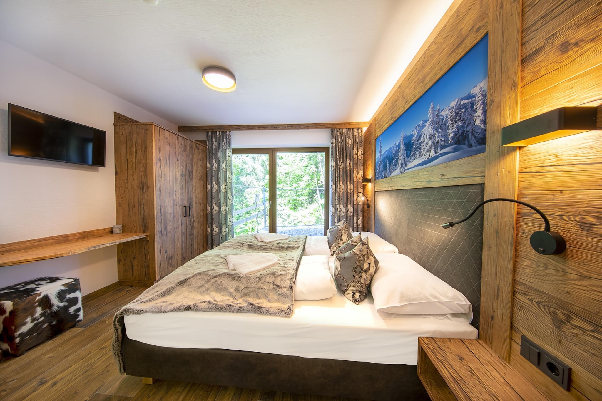 Nationalpark Chalet Reichenbergerspitze-Slaapkamer