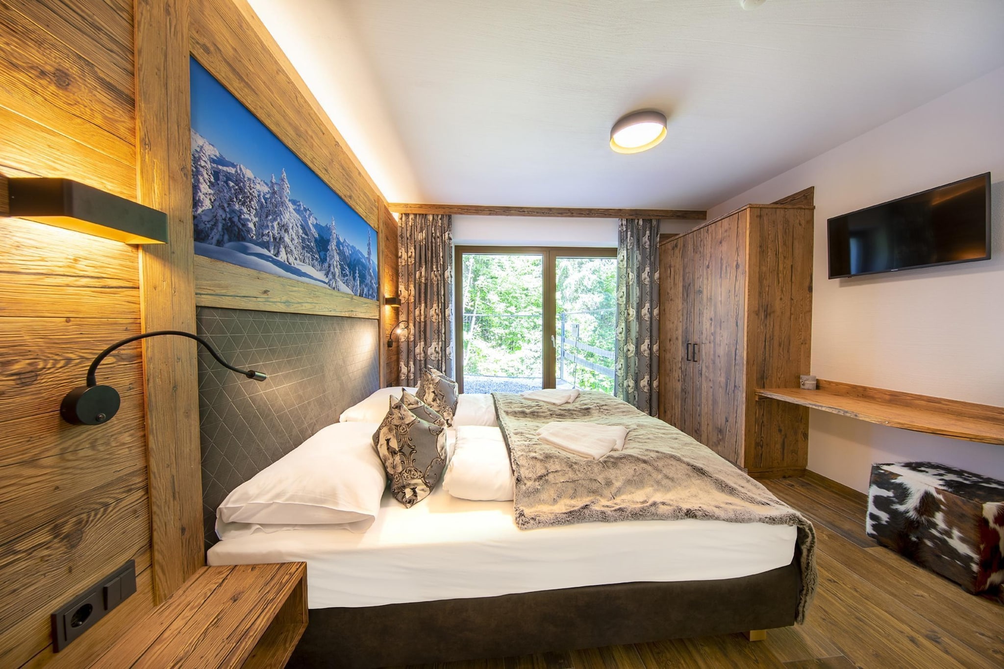 Nationalpark Chalet Reichenbergerspitze-Slaapkamer