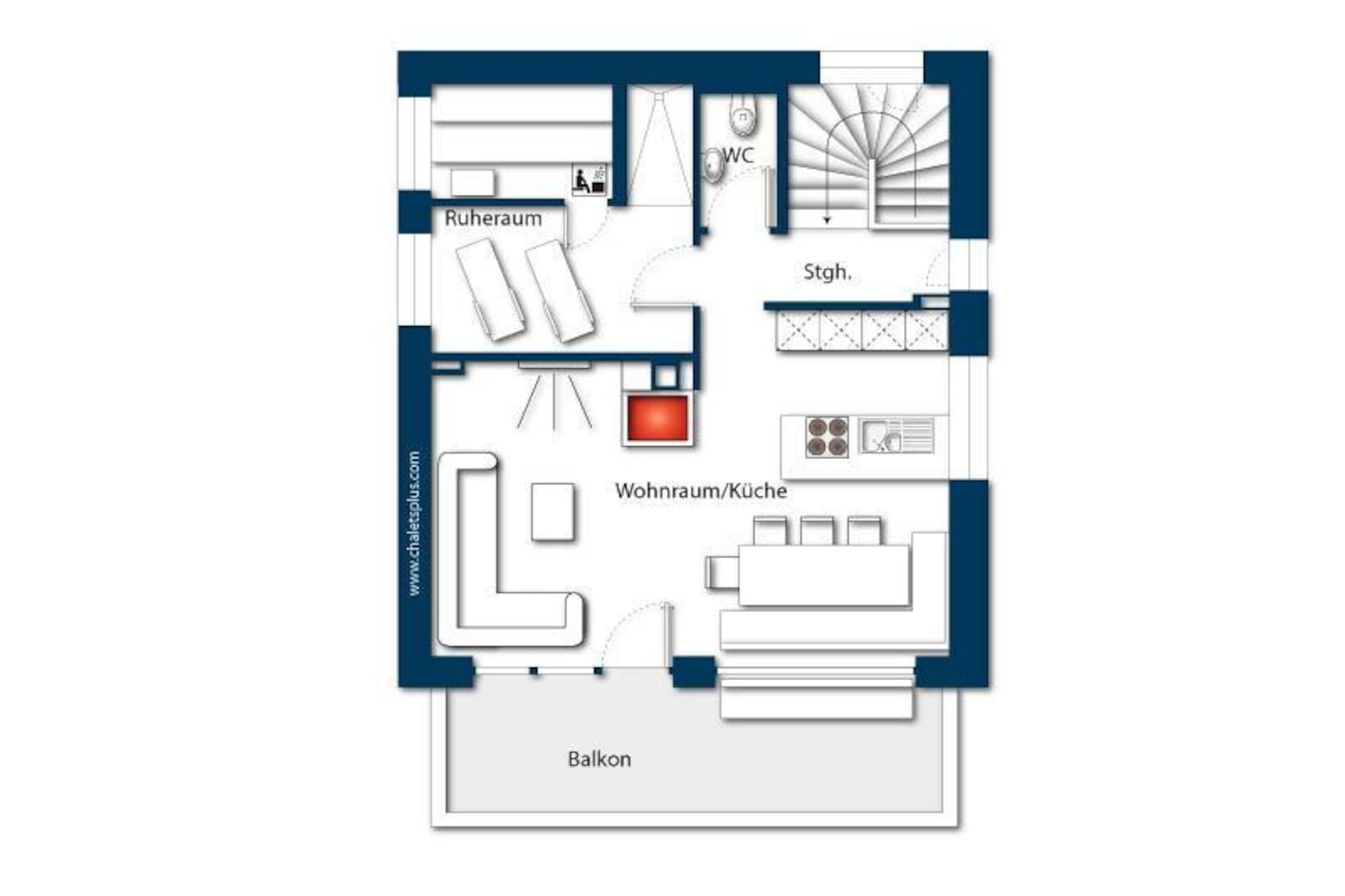 Nationalpark Chalet Reichenbergerspitze-Plan d'étage