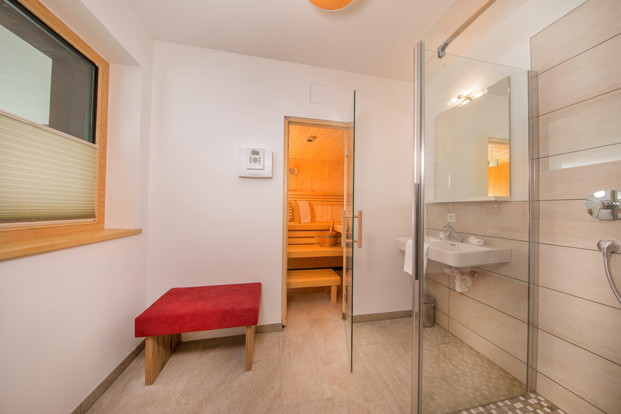 Nationalpark Chalet Quirl-Badkamer
