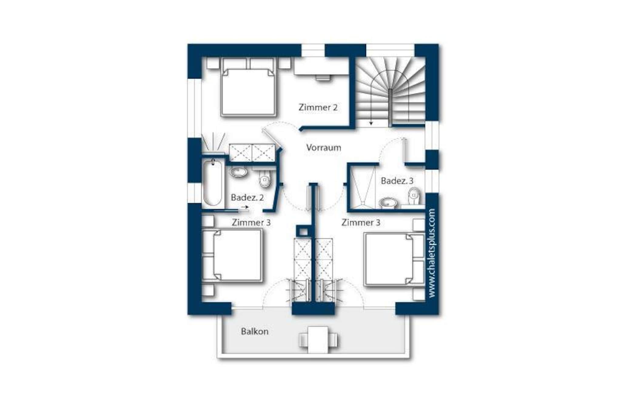 Nationalpark Chalet Quirl-Plan d'étage