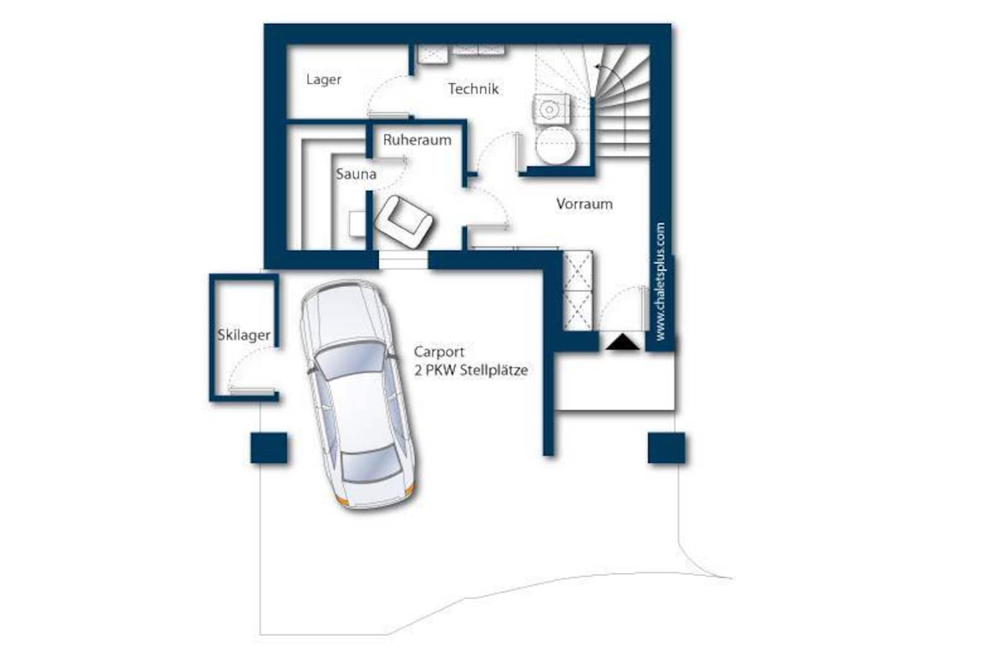 Nationalpark Chalet Quirl-Plan d'étage