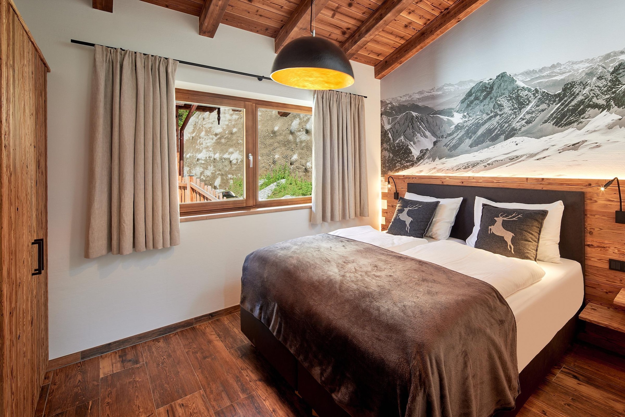 Nationalpark Chalet Gamsspitze-Slaapkamer
