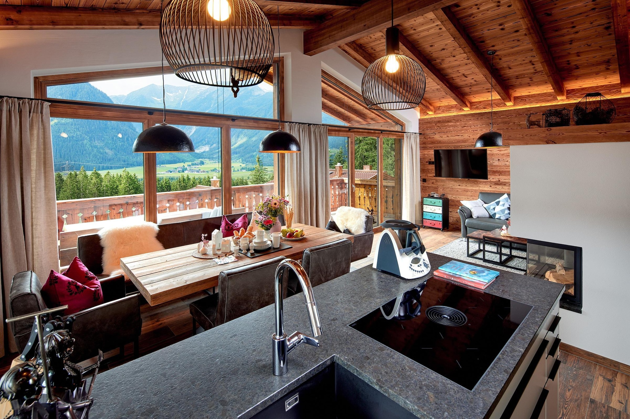 Nationalpark Chalet Gamsspitze-Keuken