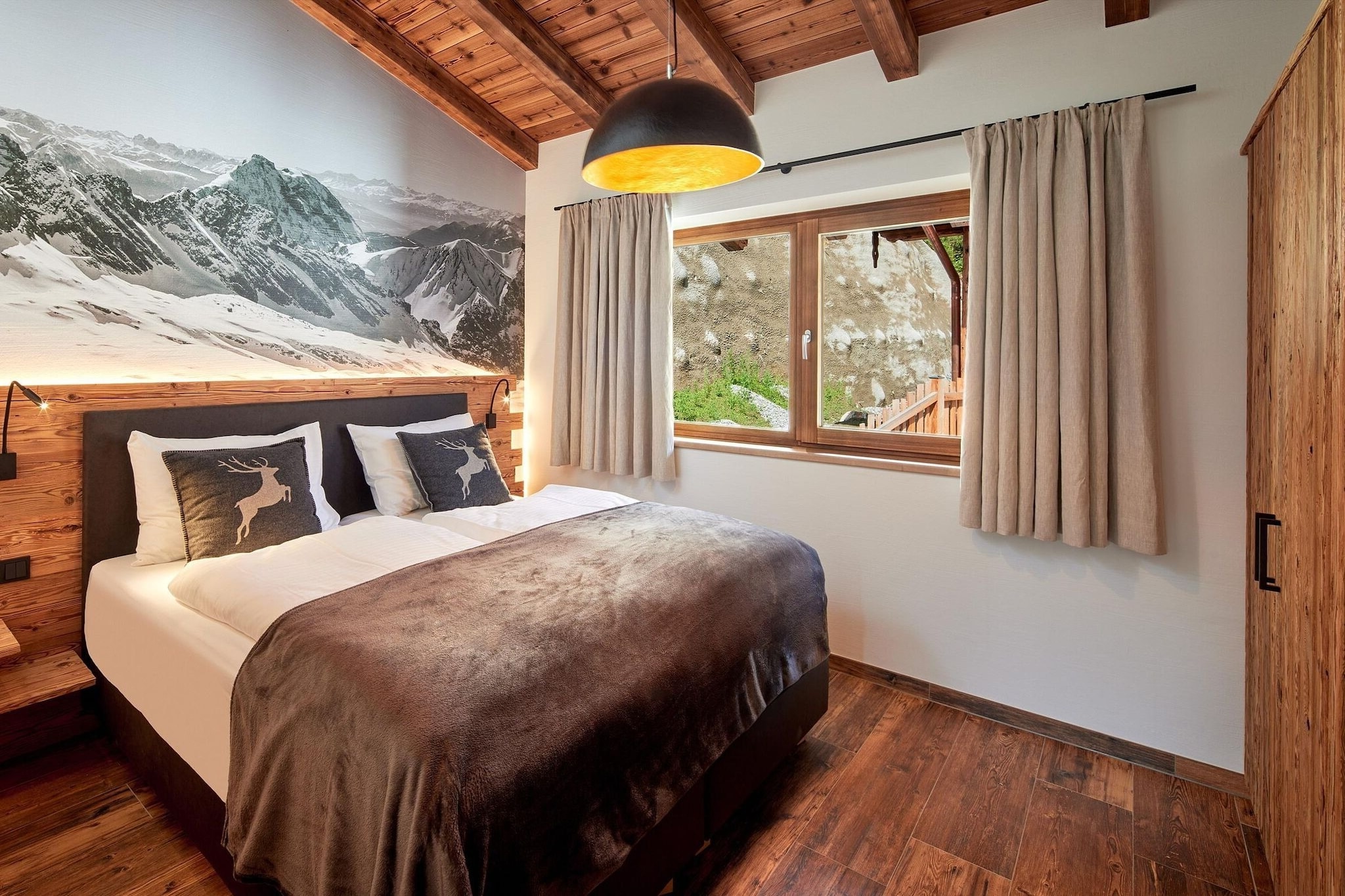 Nationalpark Chalet Gamsspitze-Slaapkamer
