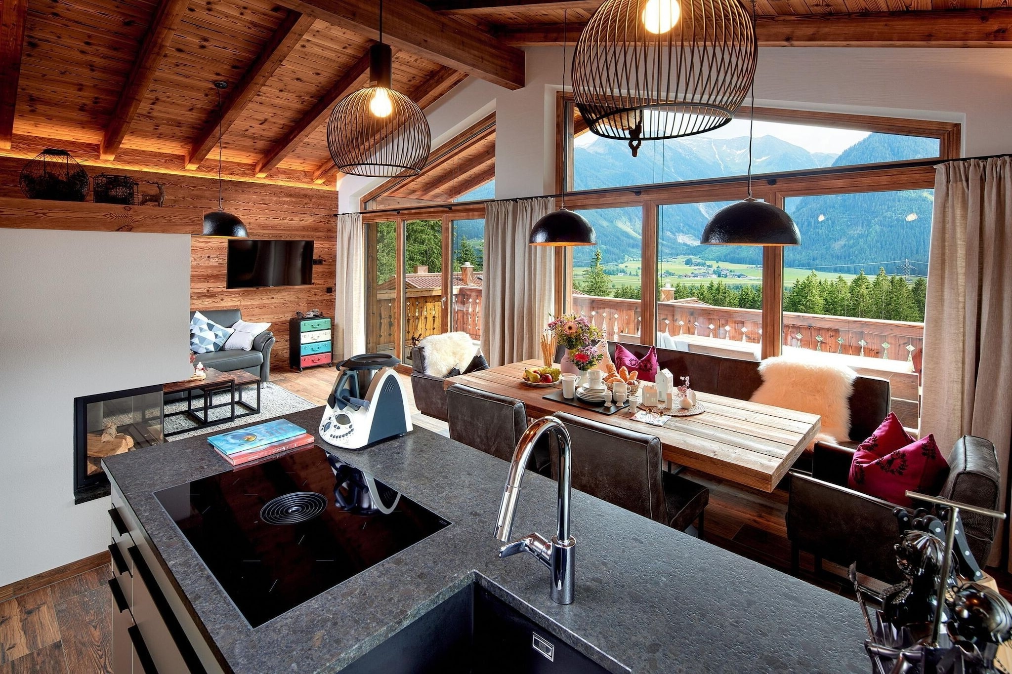 Nationalpark Chalet Gamsspitze-Keuken
