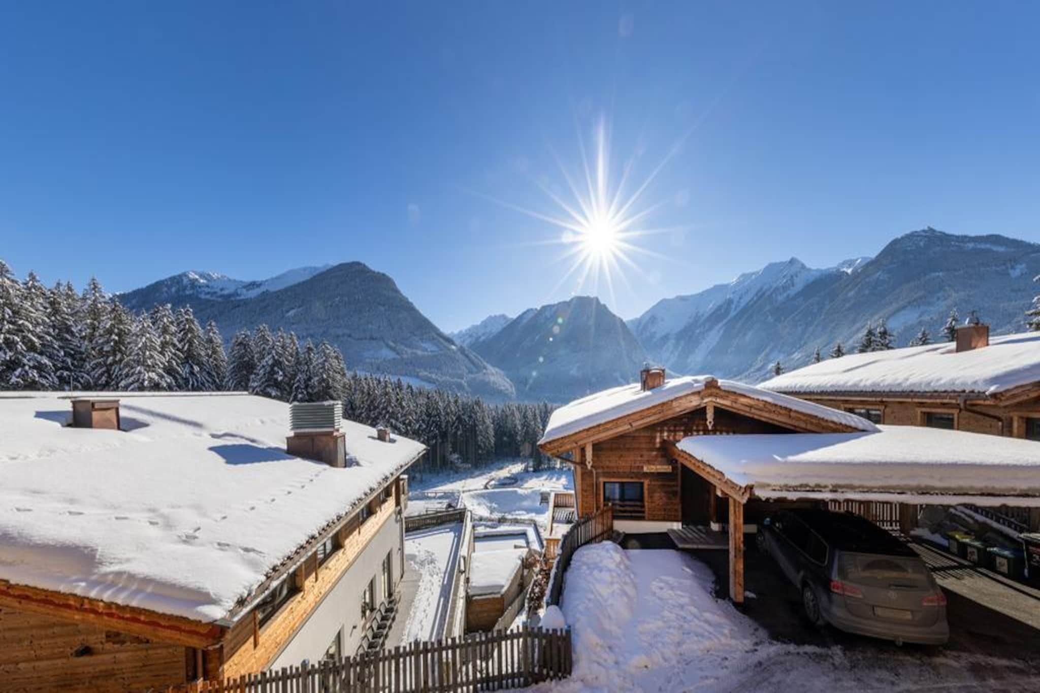 Nationalpark Chalet Gamsspitze-Extérieur hiver