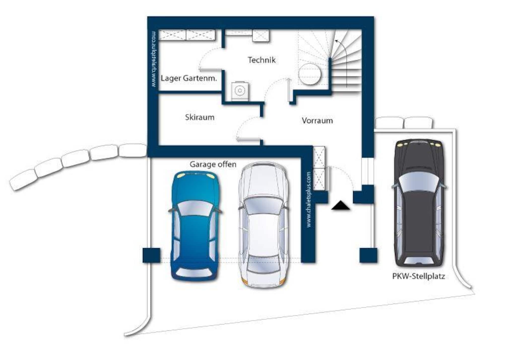 Nationalpark Chalet Gamsspitze-Plan d'étage