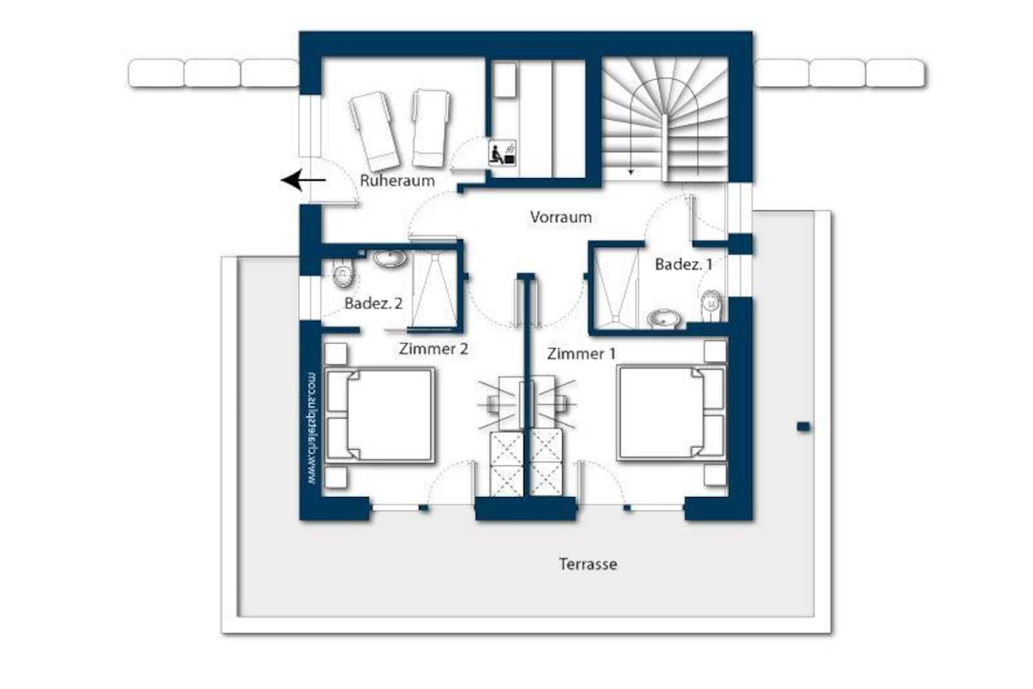 Nationalpark Chalet Gamsspitze-Plan d'étage