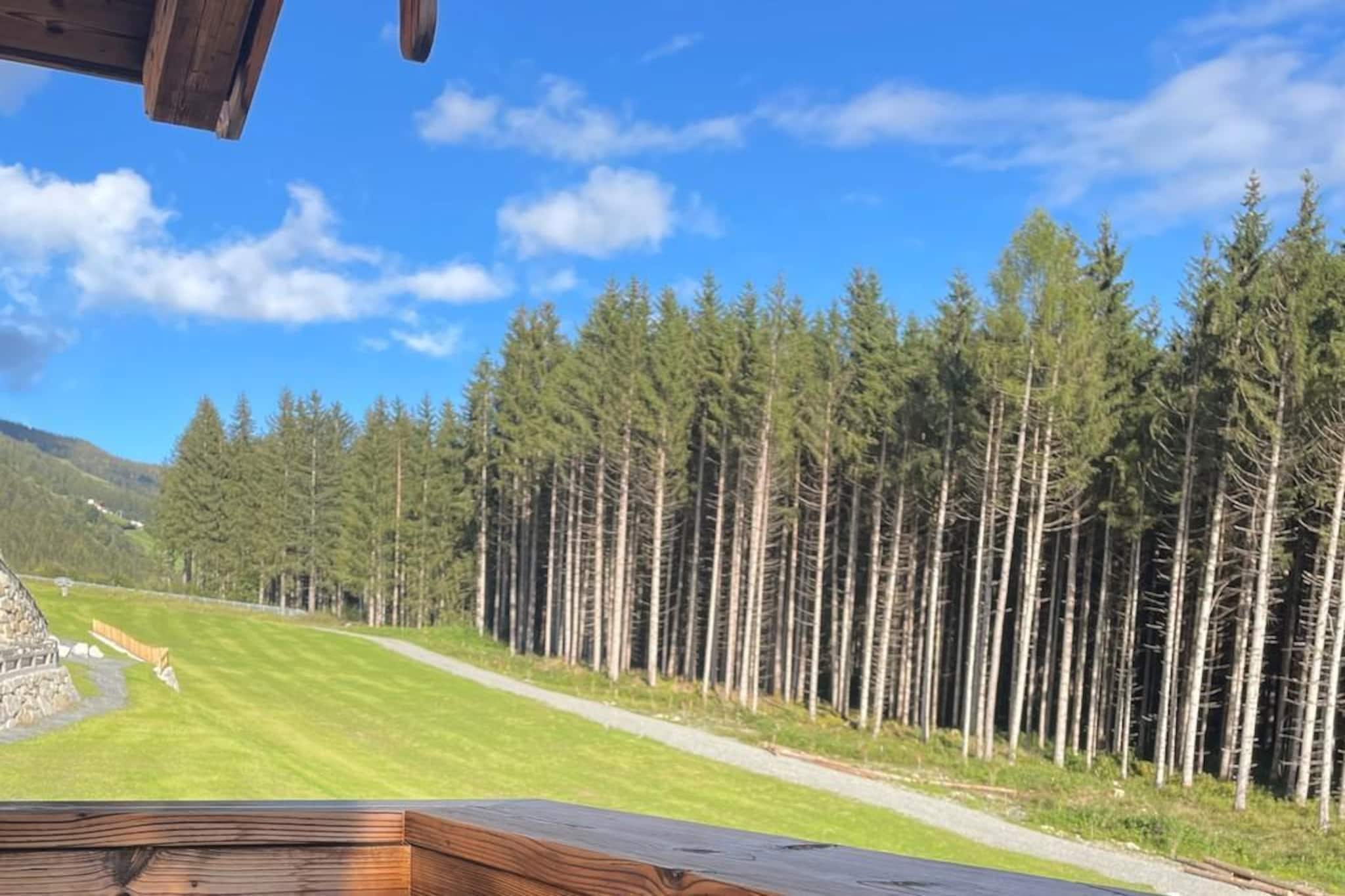 Nationalpark Chalet Säulspitze-Uitzicht zomer