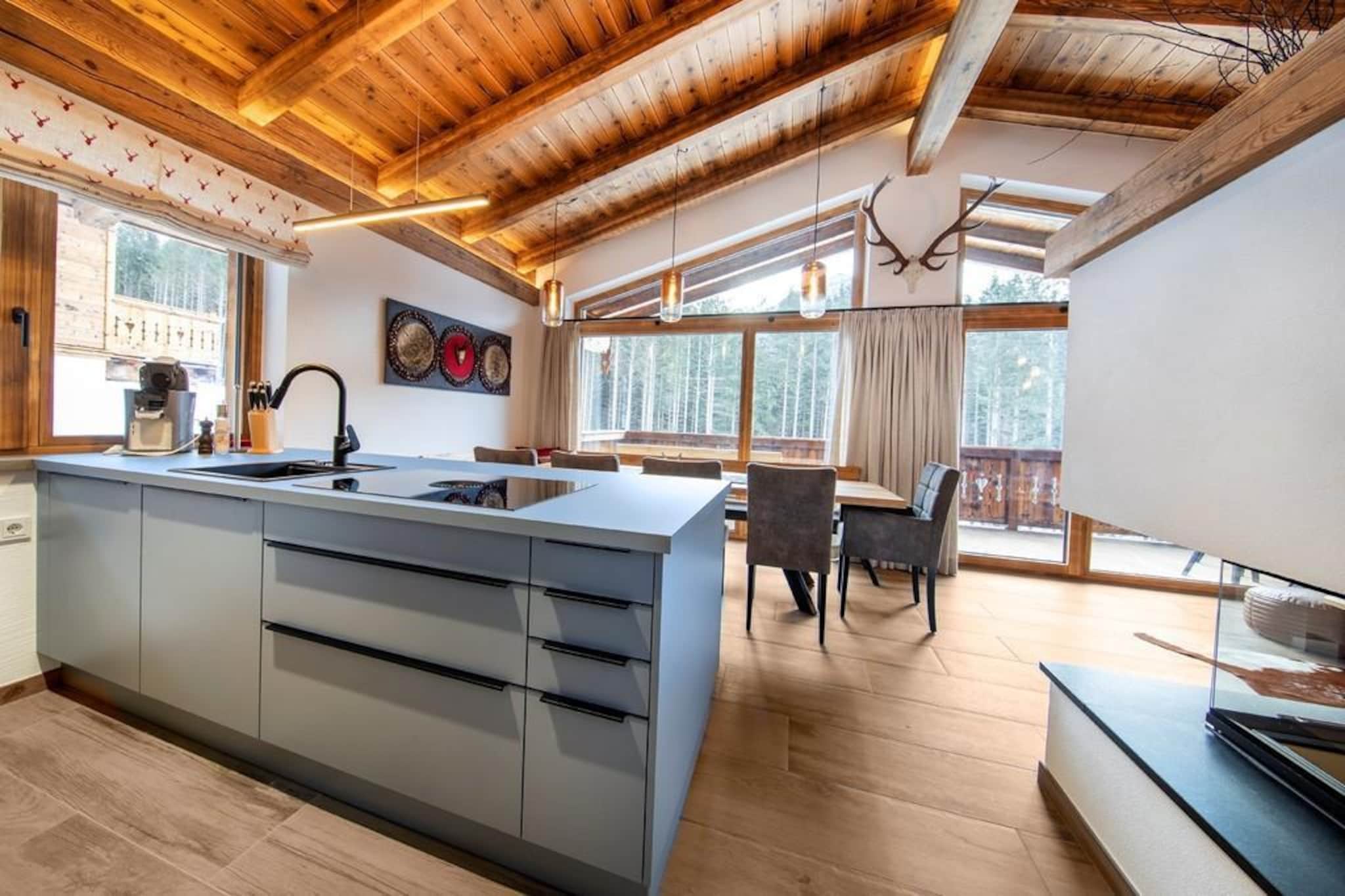 Nationalpark Chalet Säulspitze-Keuken