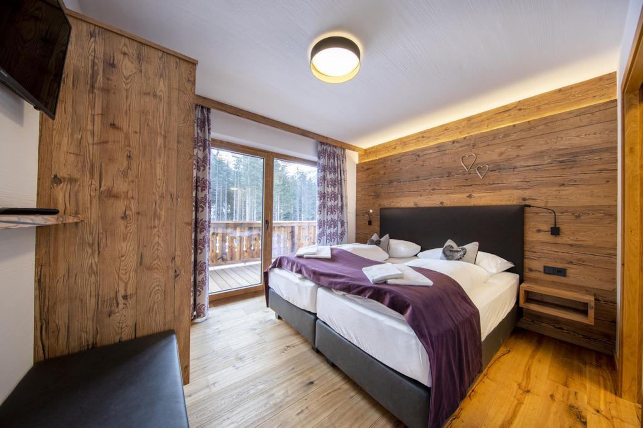 Nationalpark Chalet Säulspitze-Slaapkamer