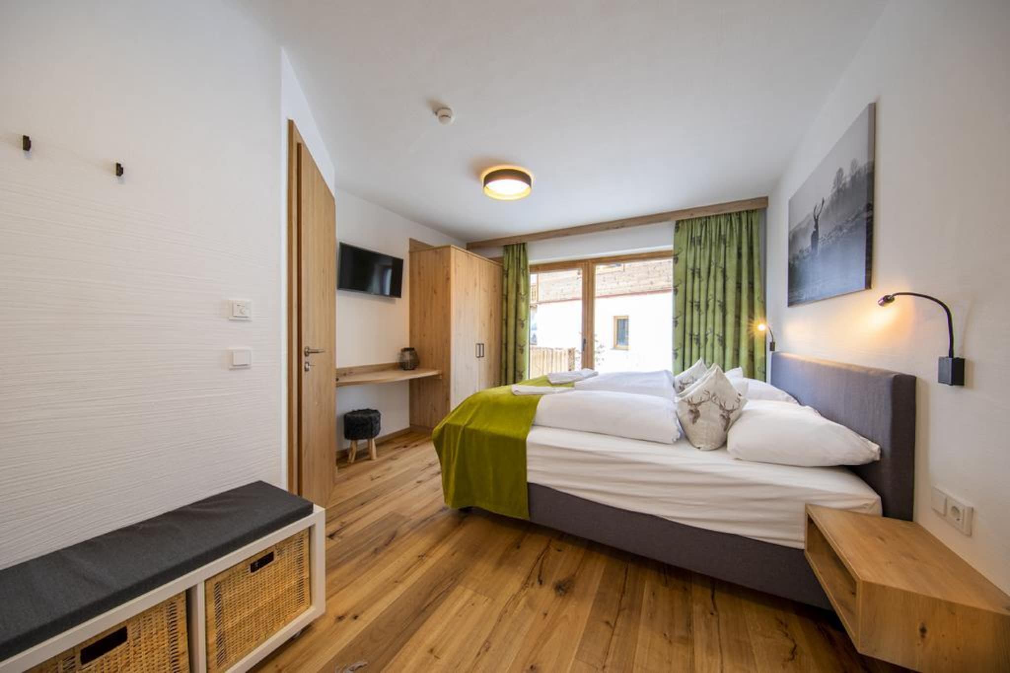 Nationalpark Chalet Säulspitze-Slaapkamer