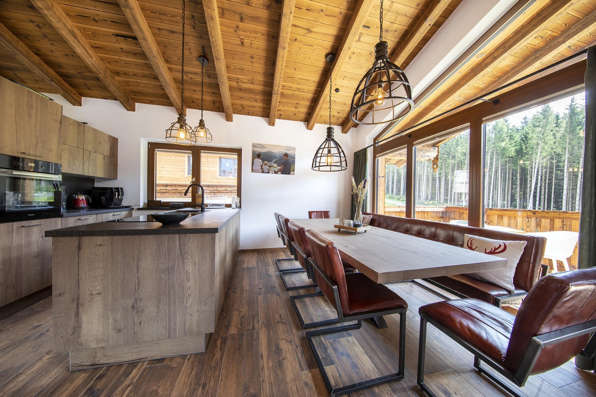 Nationalpark Chalet Kratzenberg-Eetkamer