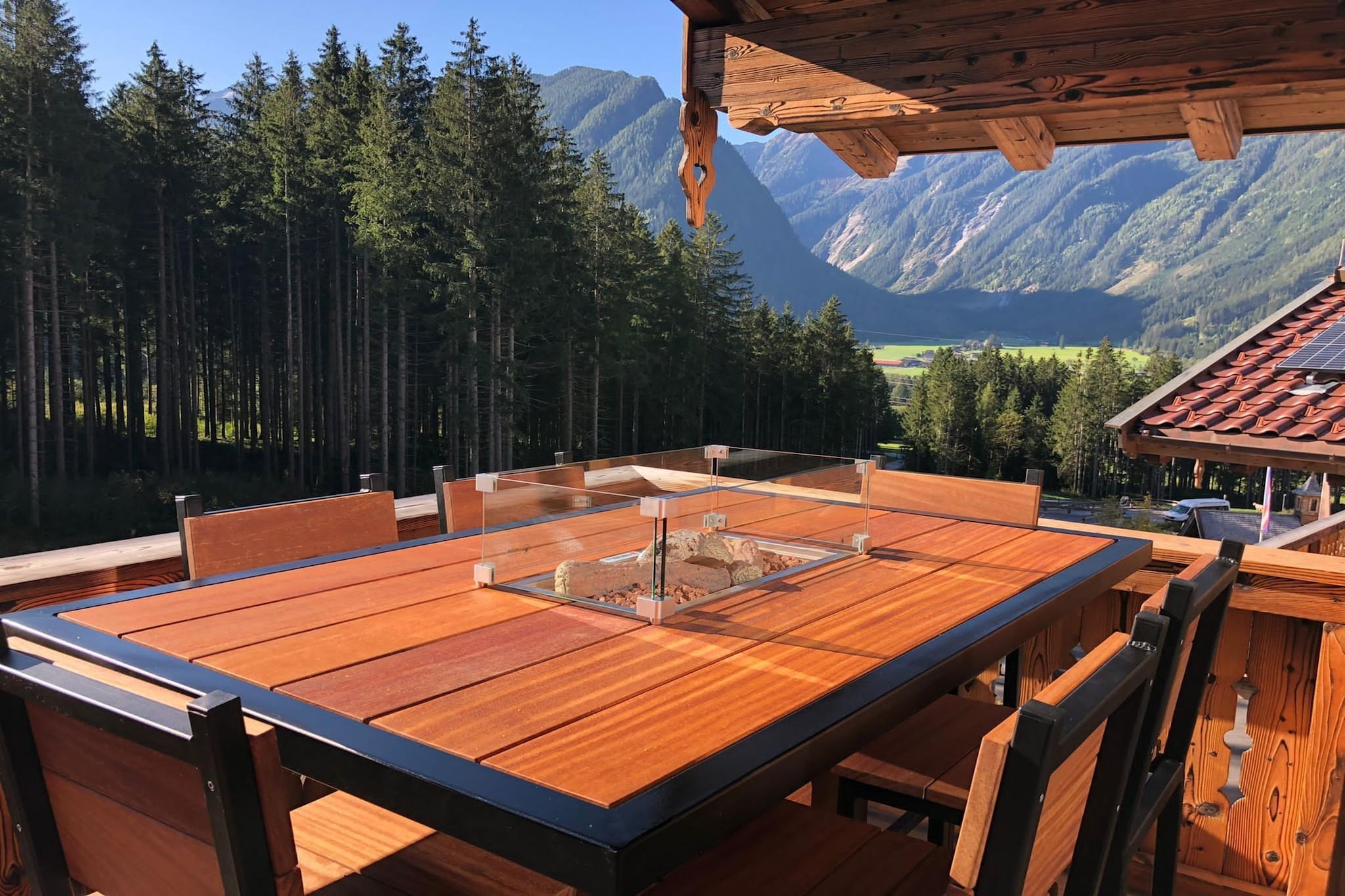 Nationalpark Chalet Kratzenberg-Terrasbalkon