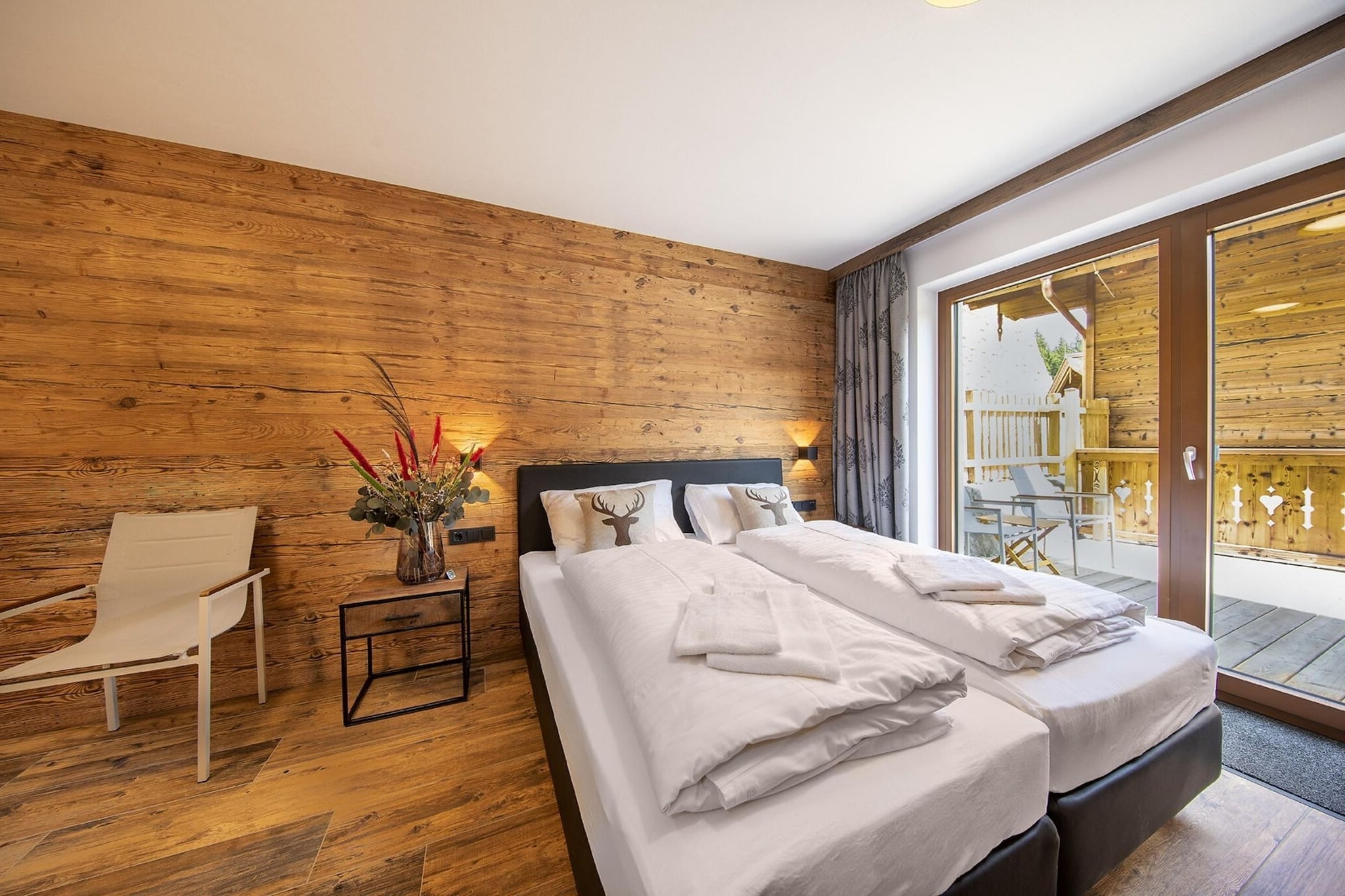Nationalpark Chalet Kratzenberg-Slaapkamer