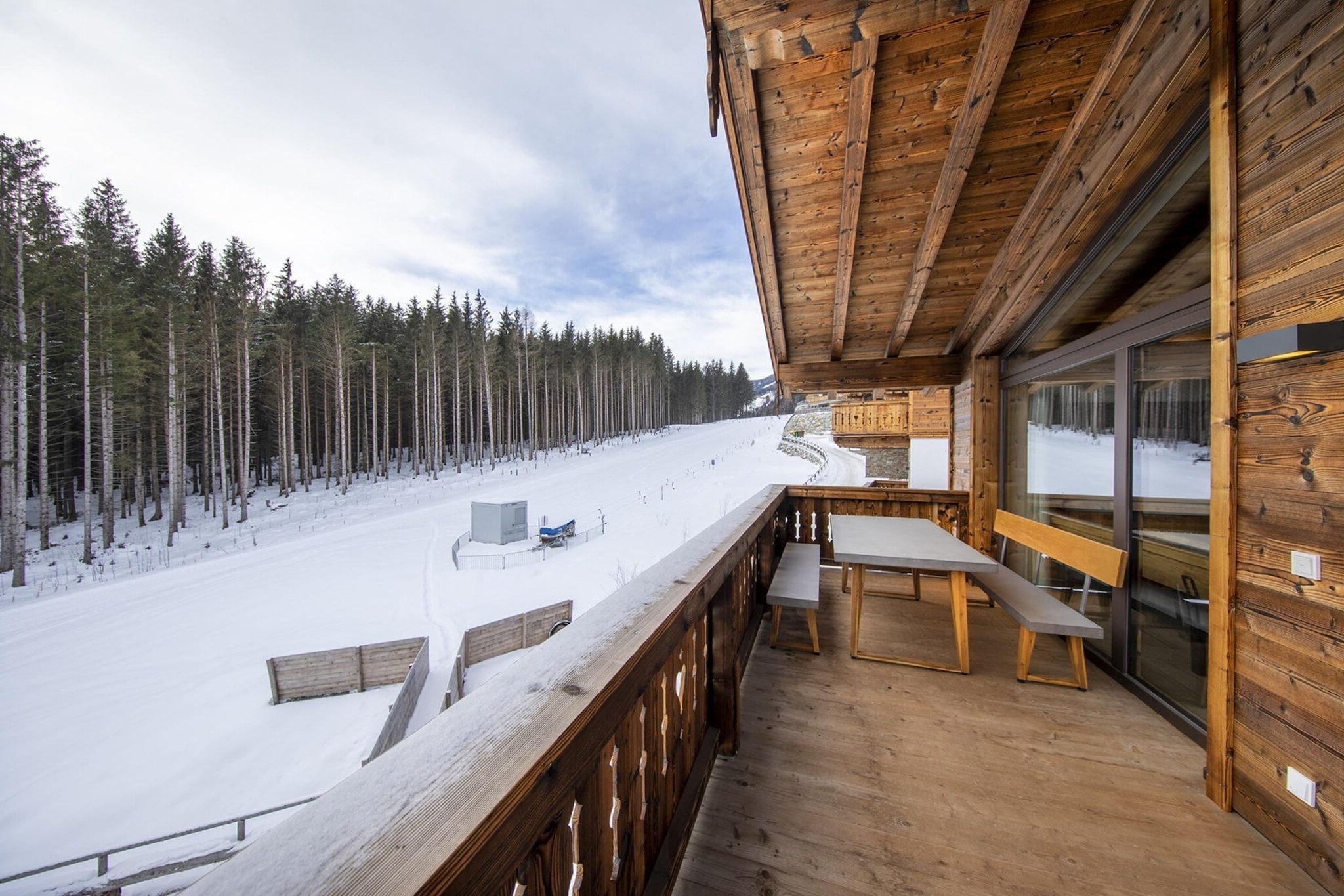 Nationalpark Chalet Kratzenberg-Terrasbalkon