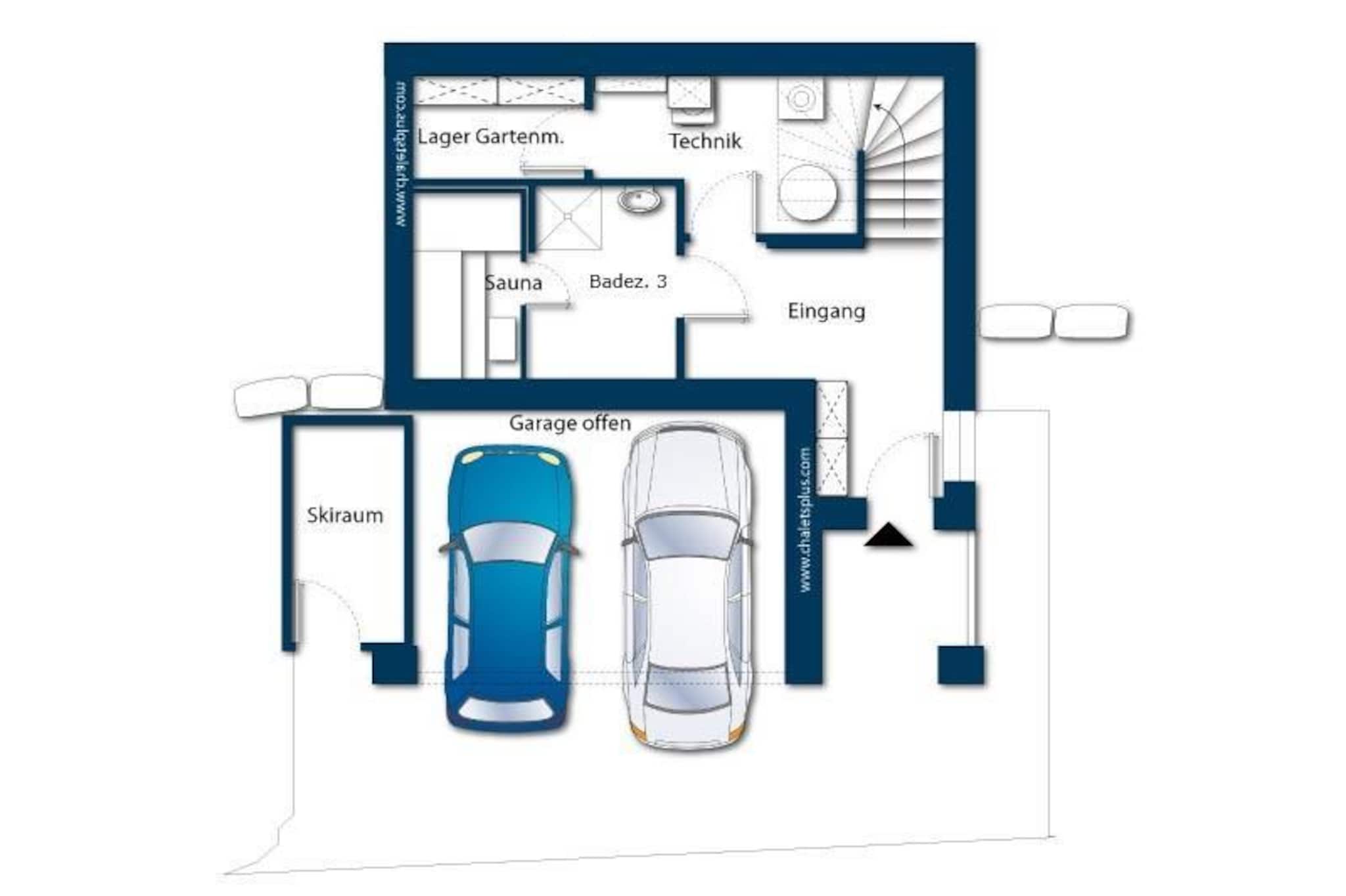 Nationalpark Chalet Kratzenberg-Plattegrond