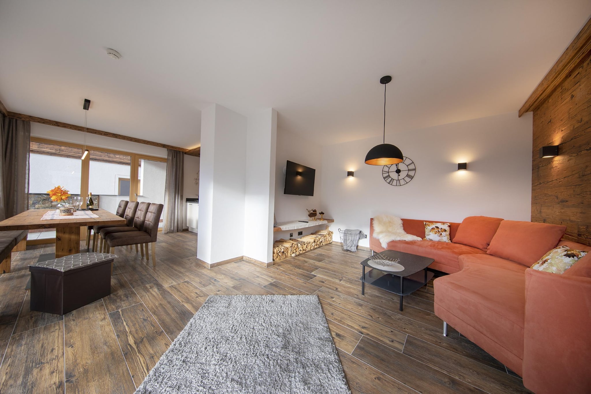 Nationalpark Chalet Glockhaus-Wohnzimmer