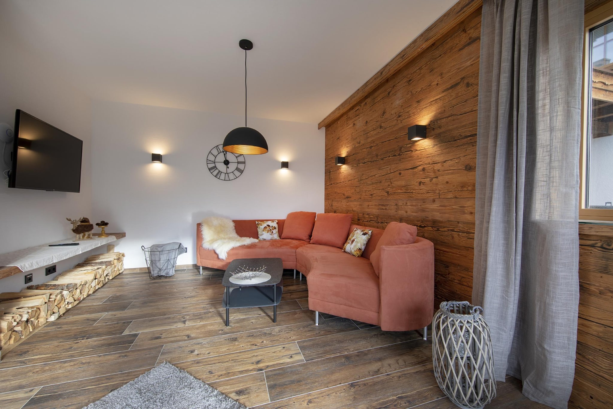 Nationalpark Chalet Glockhaus-Wohnzimmer