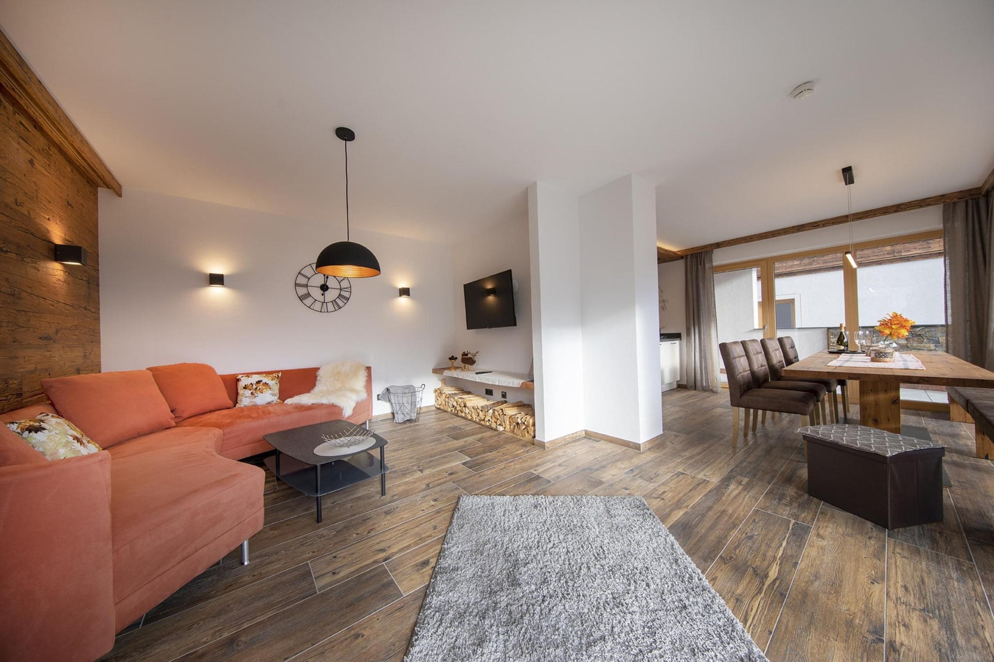 Nationalpark Chalet Glockhaus-Wohnzimmer