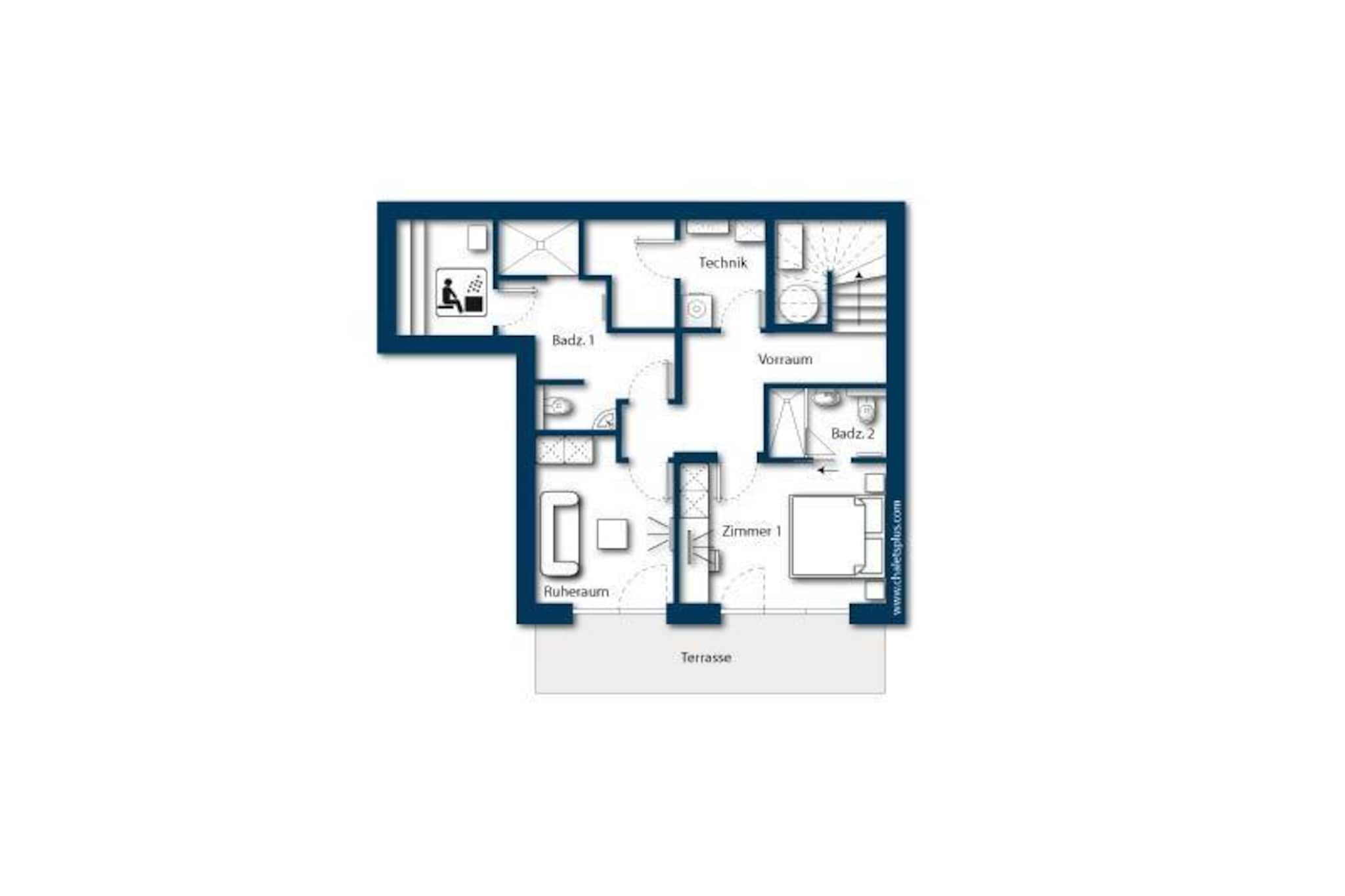 Nationalpark Chalet Glockhaus-Plan d'étage