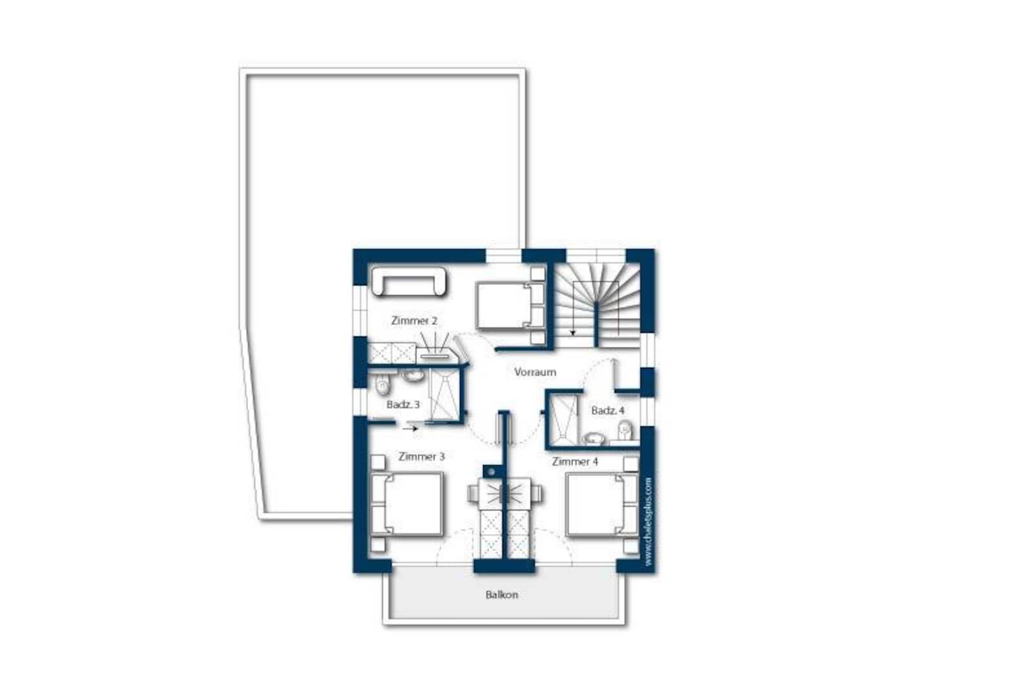 Nationalpark Chalet Glockhaus-Plan d'étage