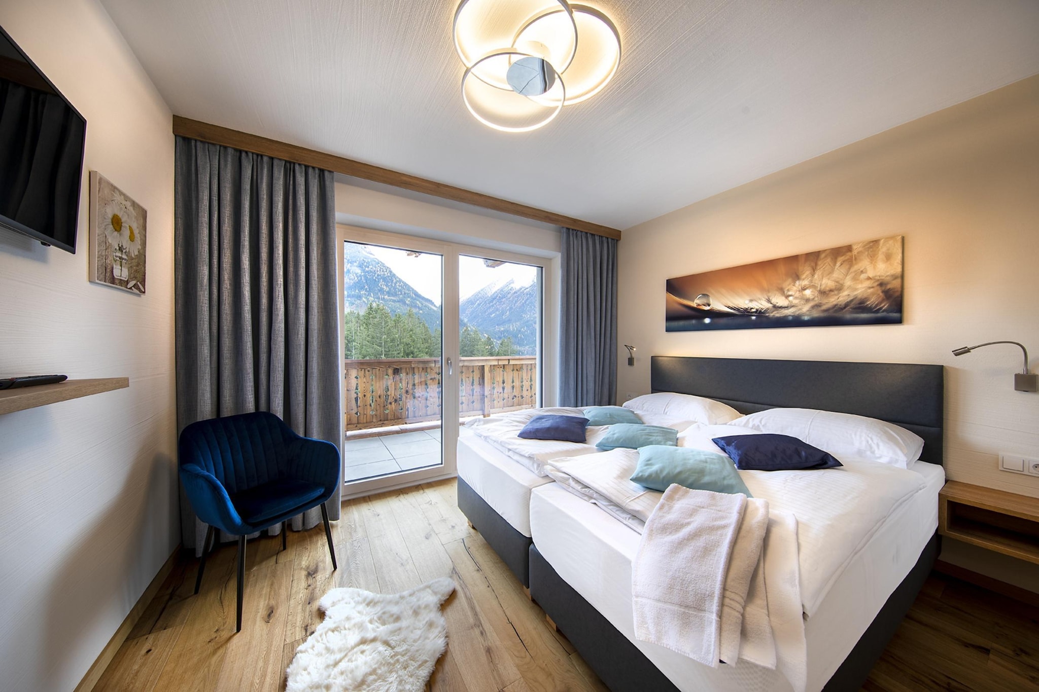 Nationalpark Chalet Törlspitze-Slaapkamer