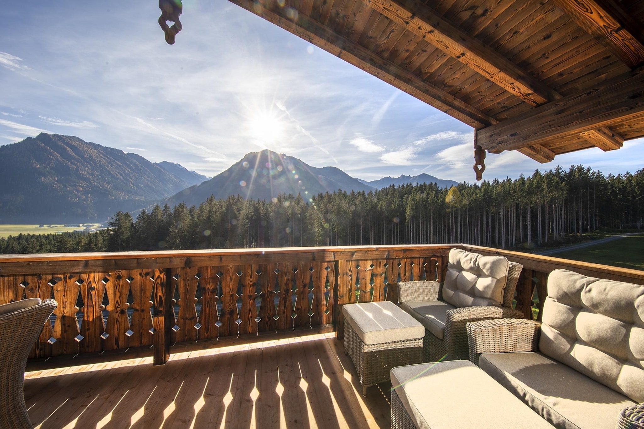 Nationalpark Chalet Törlspitze-Terrasbalkon