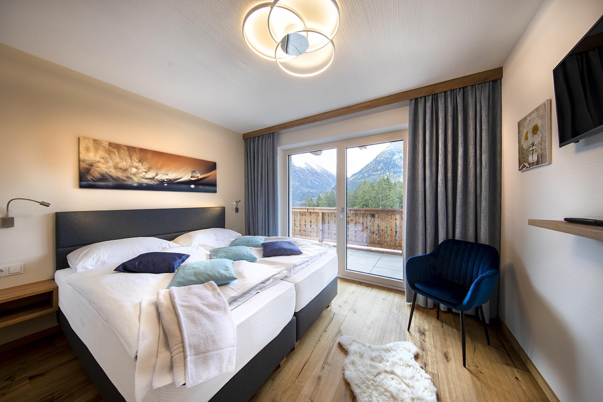 Nationalpark Chalet Törlspitze-Slaapkamer