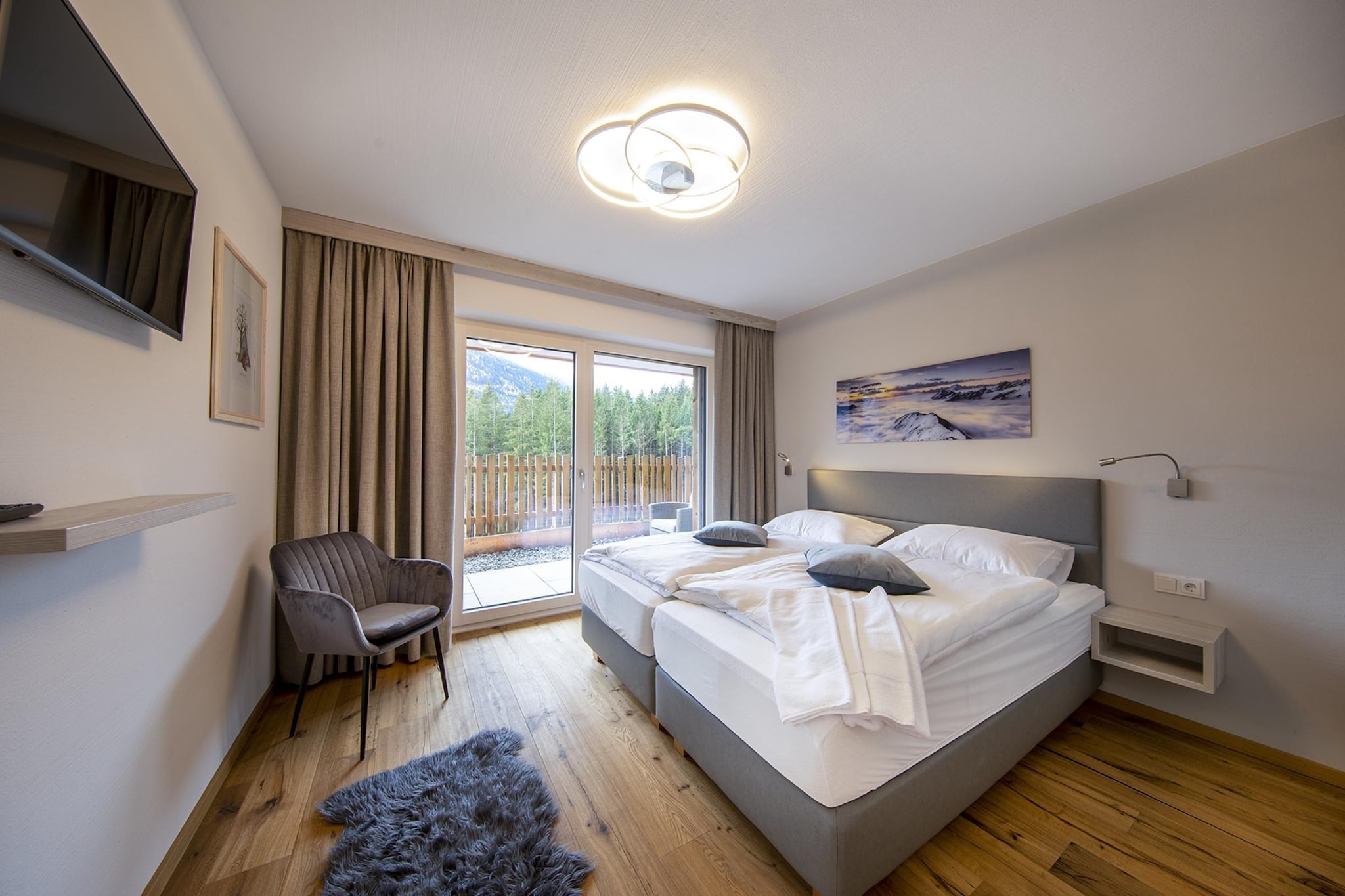 Nationalpark Chalet Törlspitze-Slaapkamer