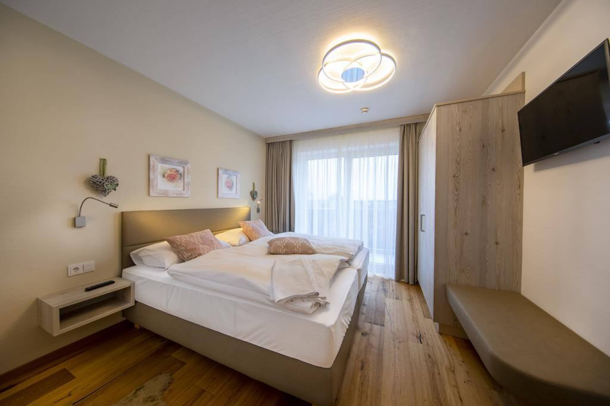 Nationalpark Chalet Törlspitze-Slaapkamer