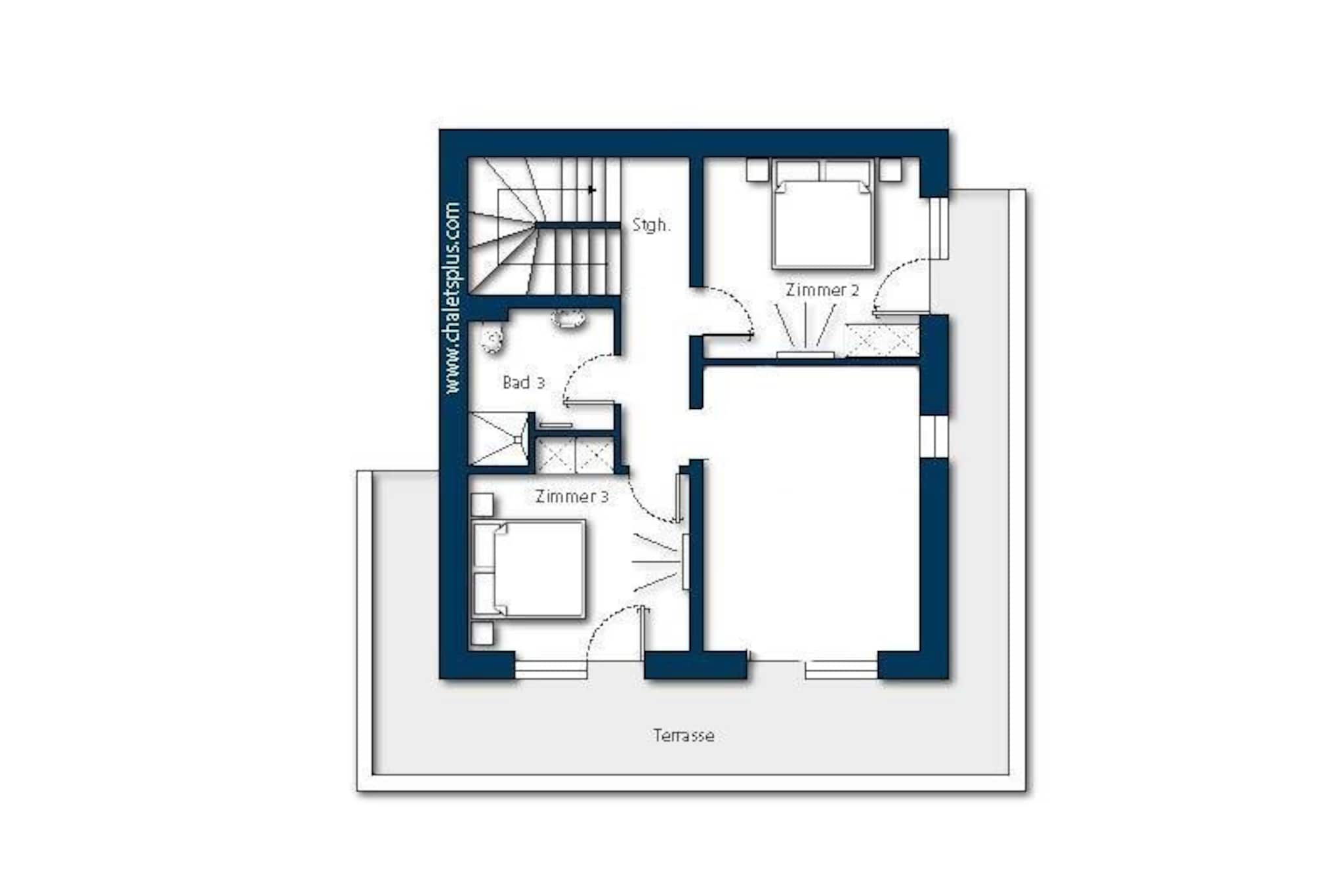 Nationalpark Chalet Törlspitze-Plattegrond