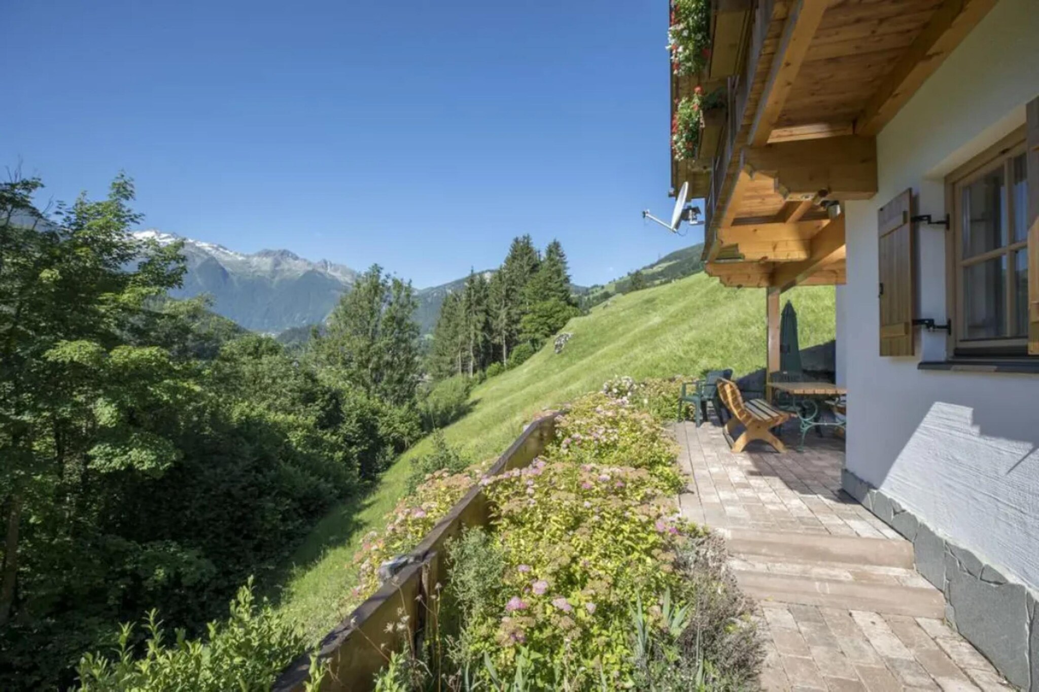 Schöneben  Chalet Zur Mühle - Uitzicht zomer