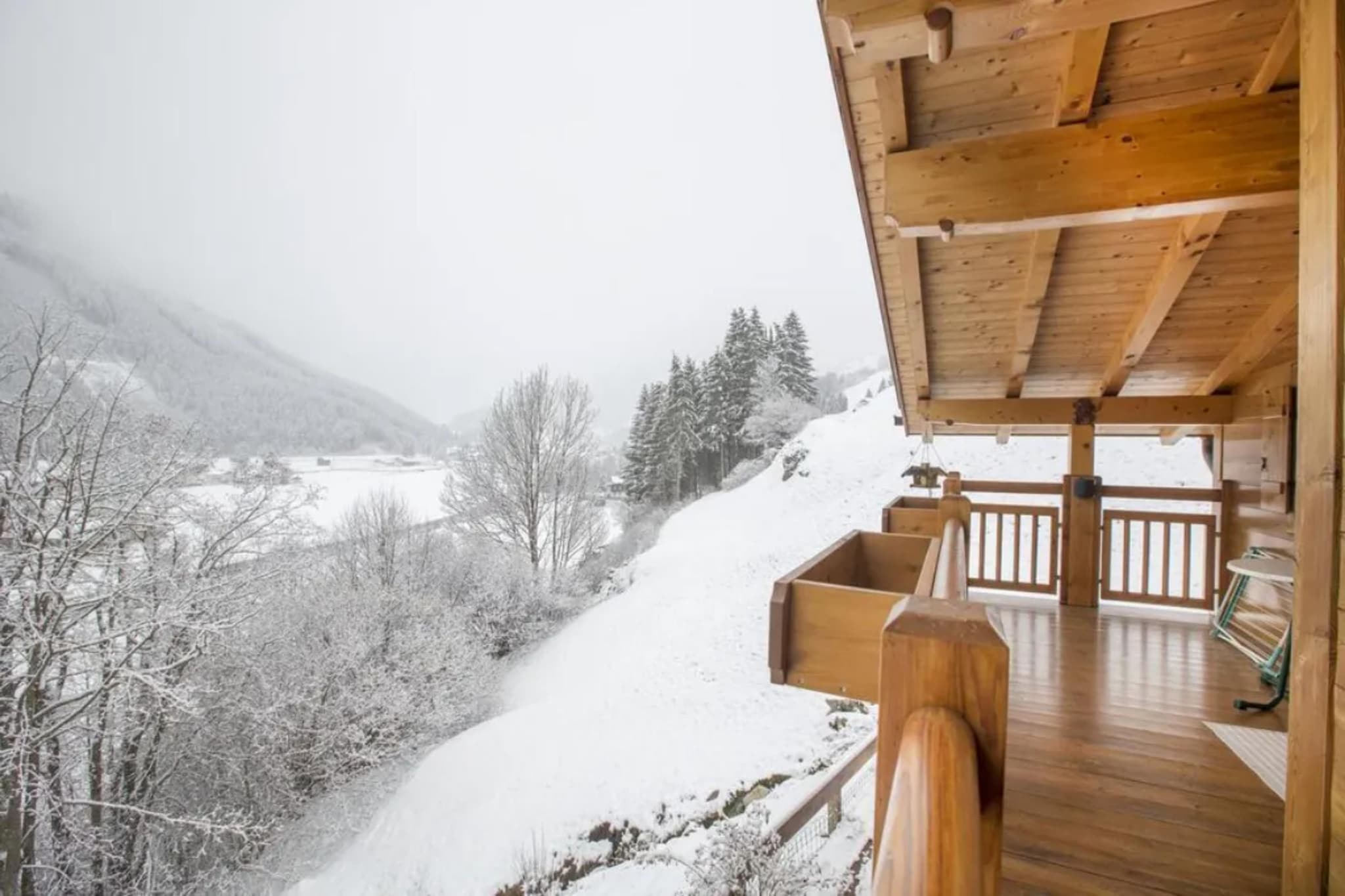 Schöneben  Chalet Zur Mühle - Uitzicht winter