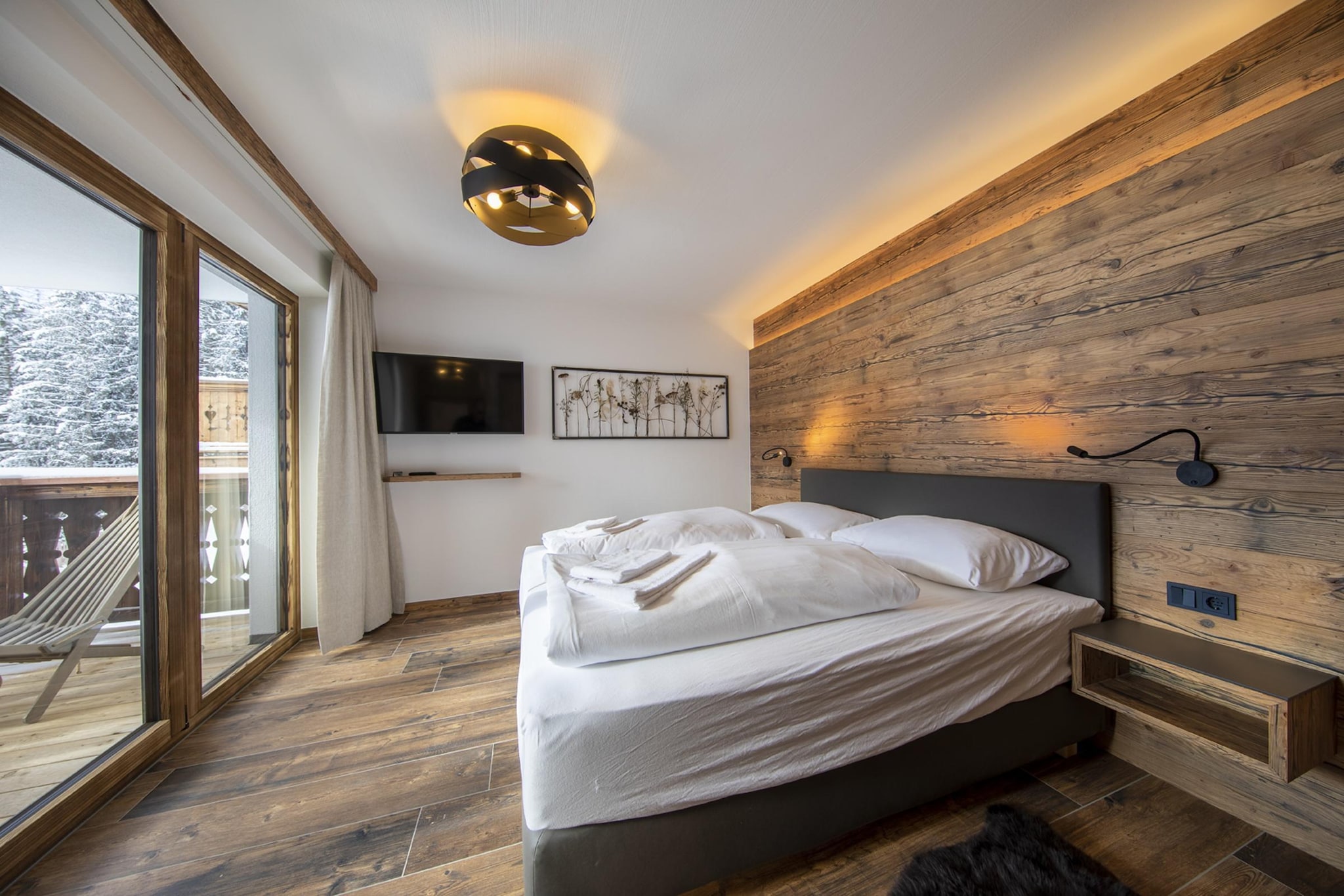 Nationalpark Chalet Bretterspitze-Slaapkamer