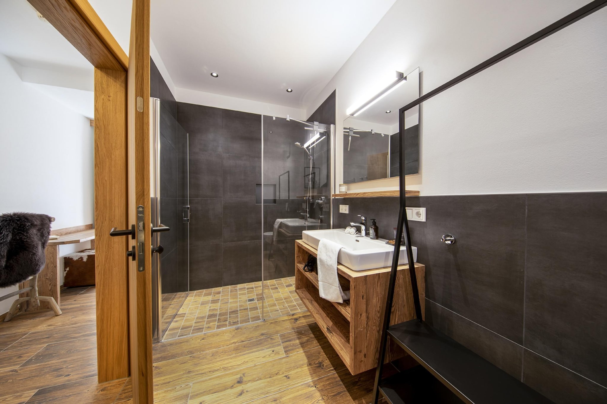 Nationalpark Chalet Bretterspitze-Badkamer