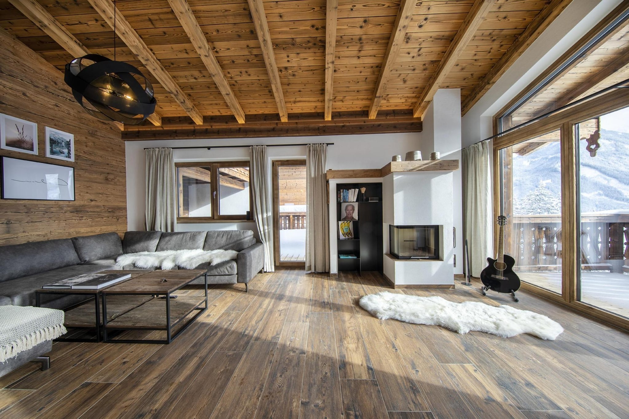 Nationalpark Chalet Bretterspitze-Woonkamer