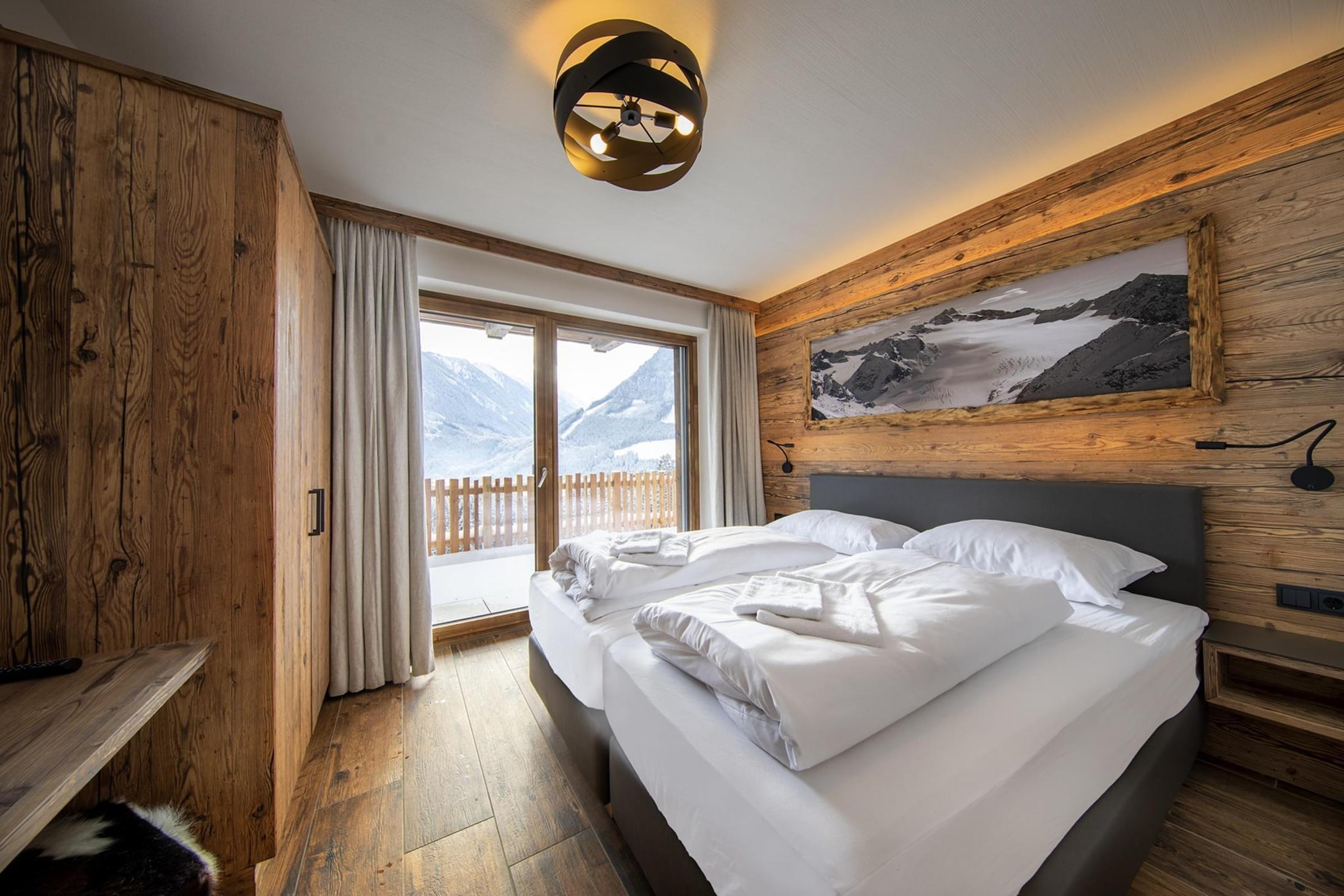Nationalpark Chalet Bretterspitze-Slaapkamer