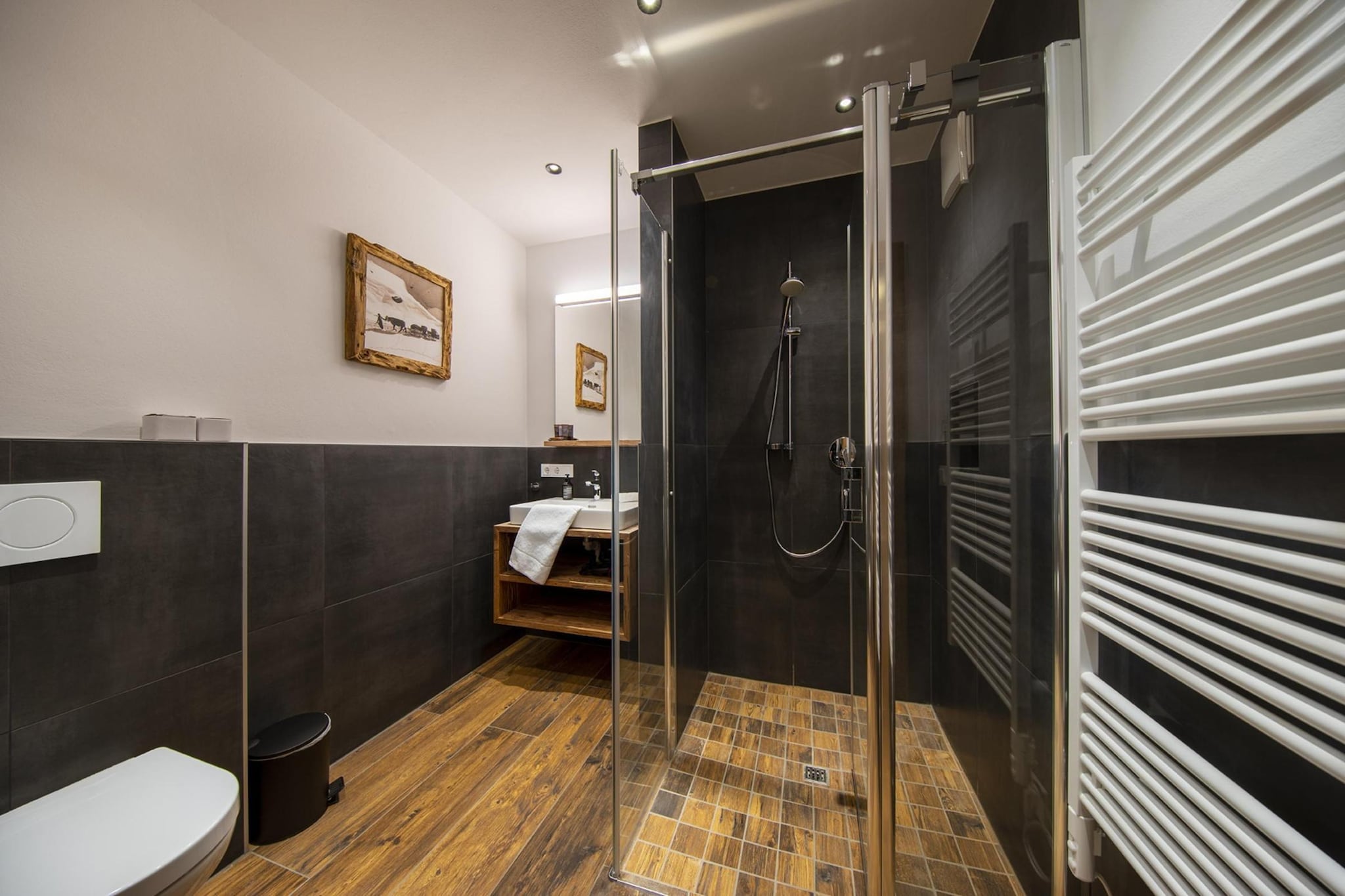 Nationalpark Chalet Bretterspitze-Badkamer