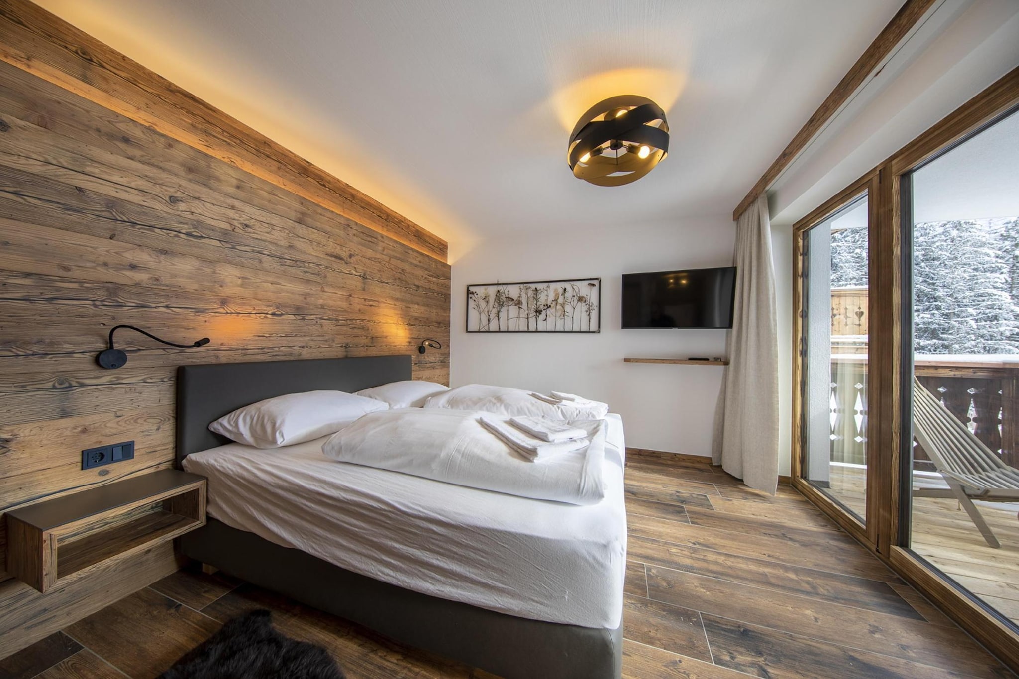 Nationalpark Chalet Bretterspitze-Slaapkamer