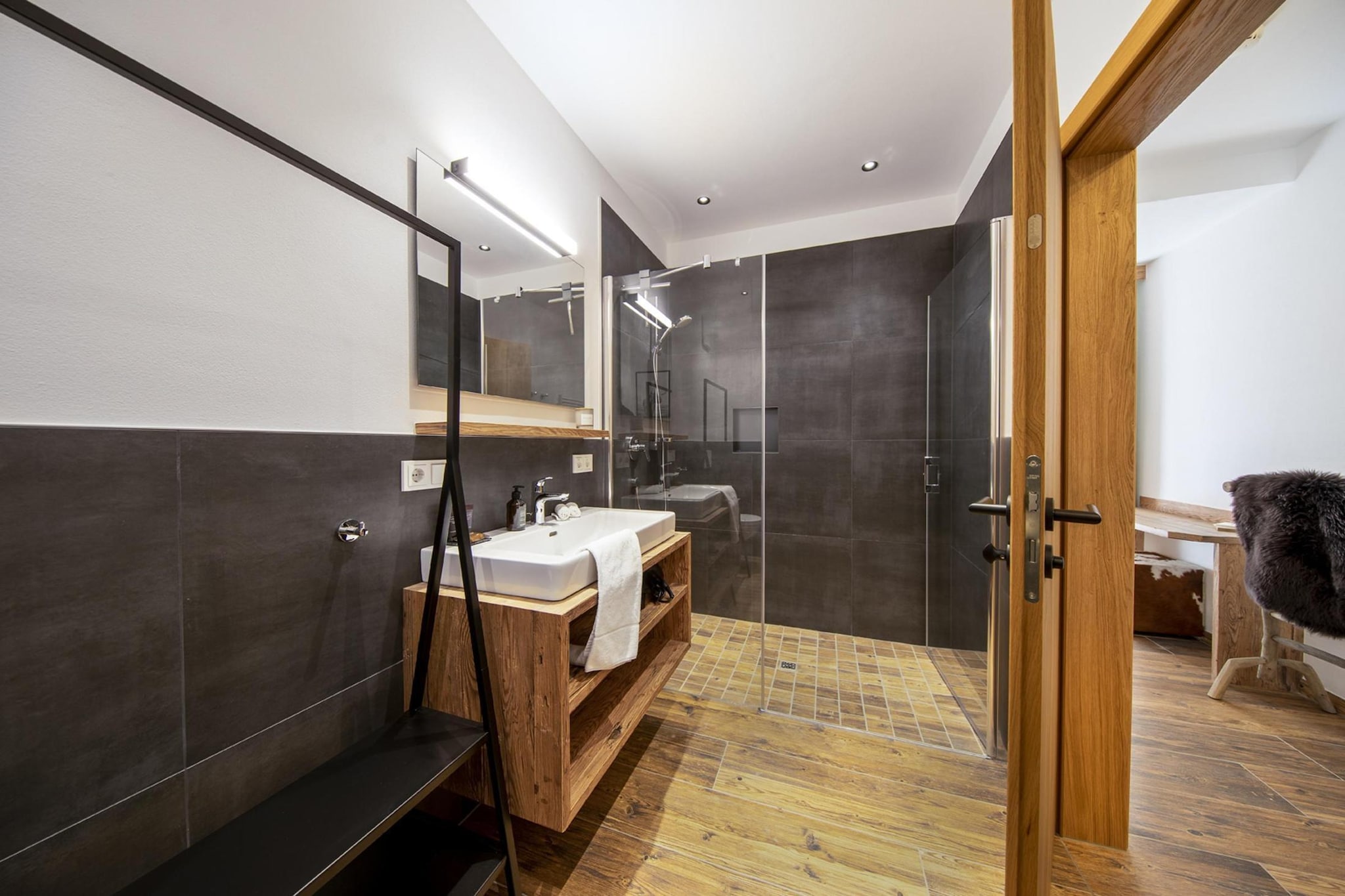 Nationalpark Chalet Bretterspitze-Badkamer