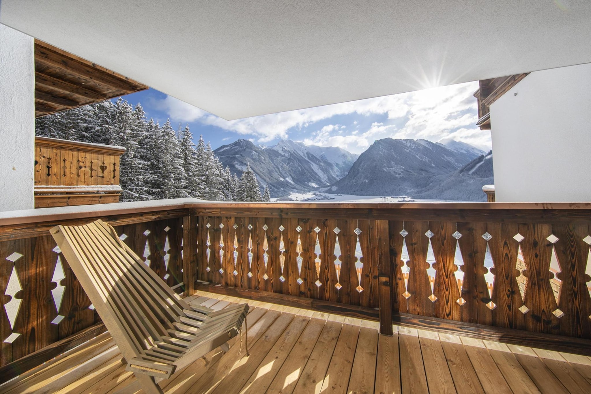Nationalpark Chalet Bretterspitze-Terrasbalkon