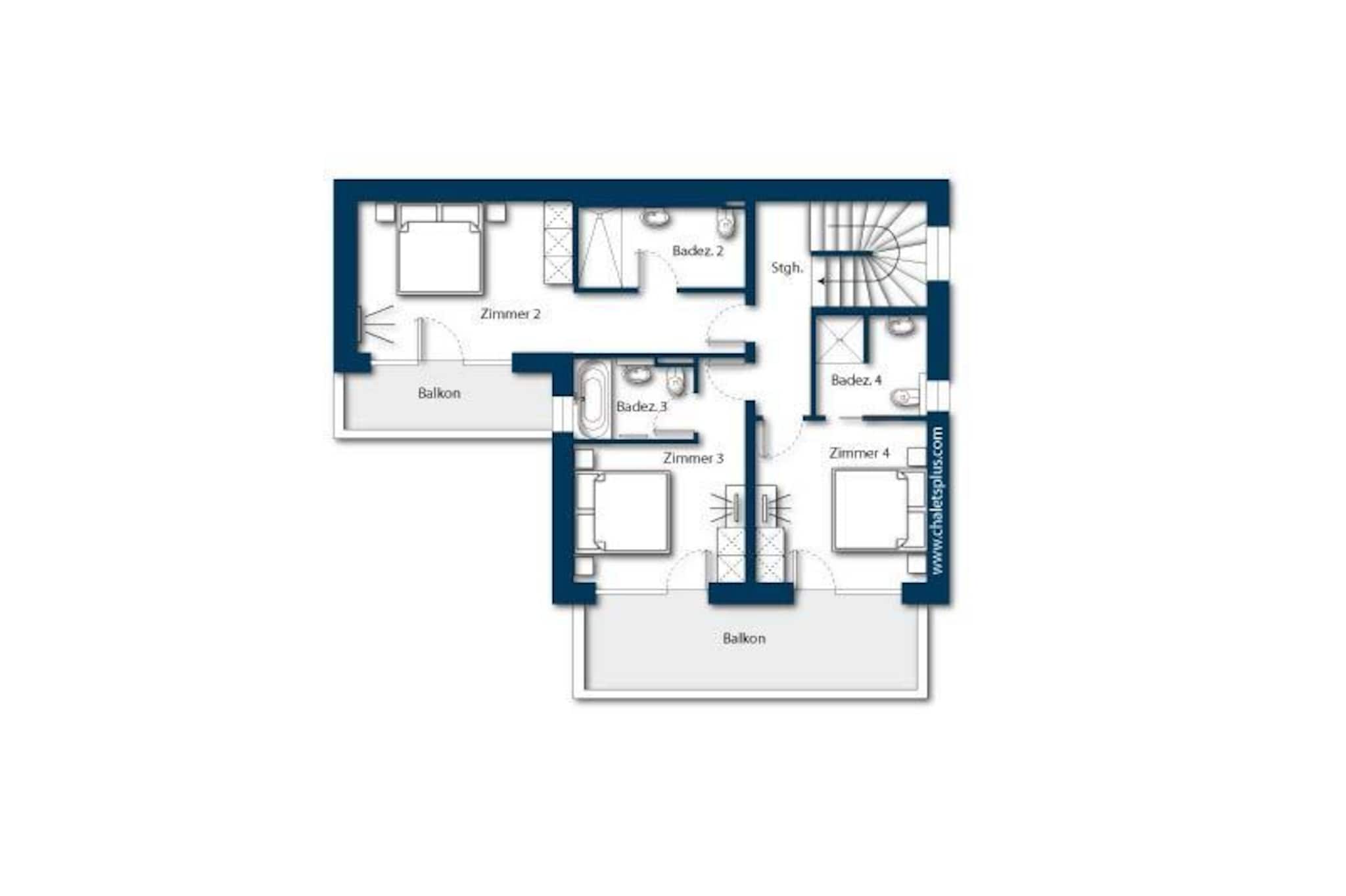 Nationalpark Chalet Bretterspitze-Plan d'étage