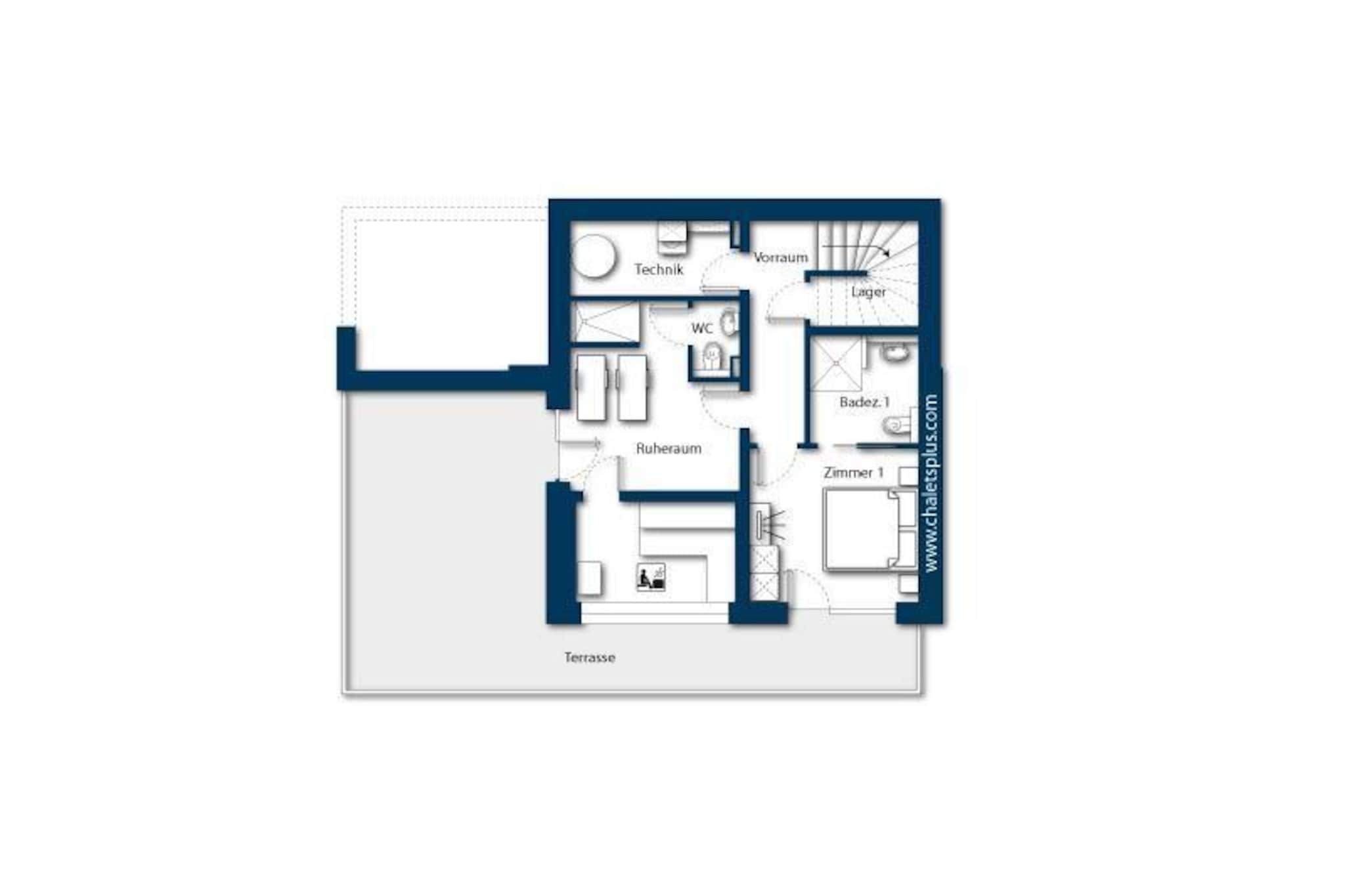 Nationalpark Chalet Bretterspitze-Plan d'étage